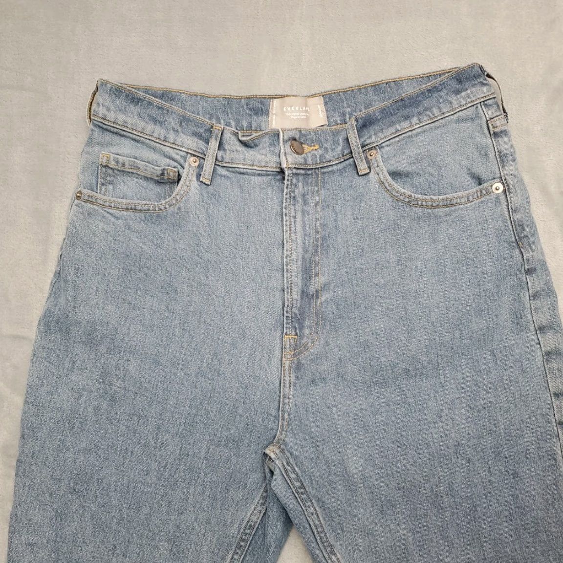 Everlane VINTAGE Everlane Jeans Womens 30 Reg Blue Denim Original Organic Cotton Cheeky Pants Jeans 30 Womens Blue Denim Modern 5-Pocket Womens Size 30" / US 8 / IT 44 - 3 Thumbnail