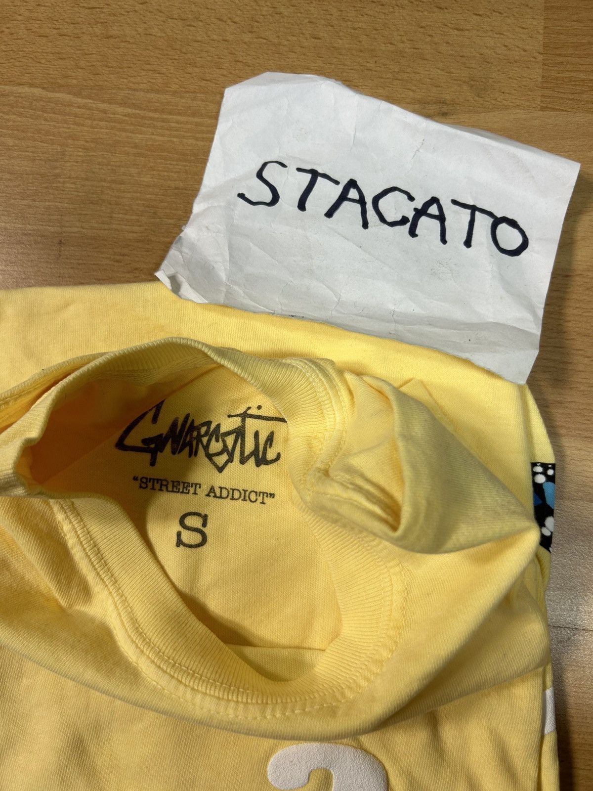 Gnarcotic × Rap Tees Gnarcotic Lil Gnar Butterfly Tee Yellow Size US S / EU 44-46 / 1 - 4 Thumbnail