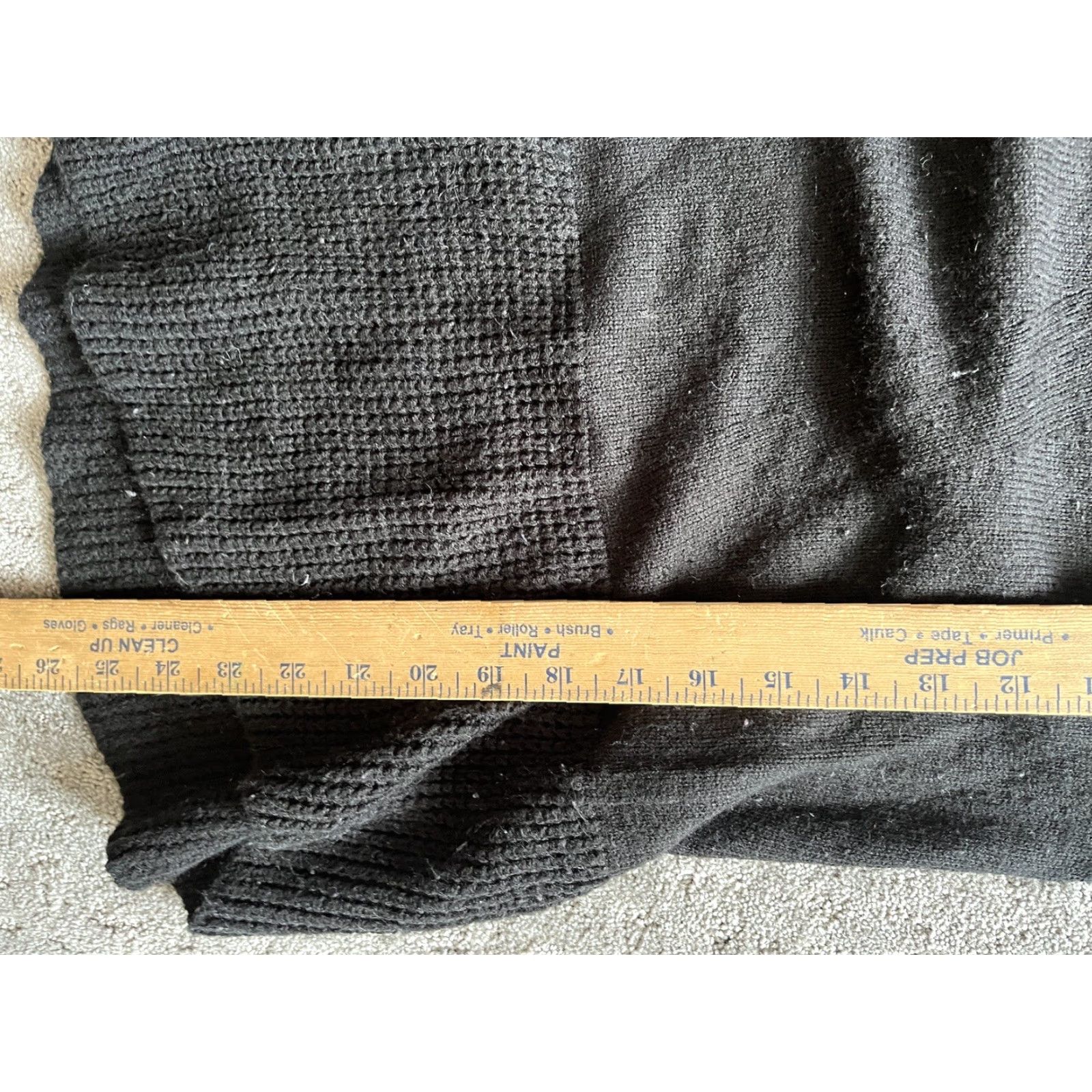Calvin Klein Calvin Klein Top Womens Medium Black Turtleneck Cotton Long sleeve Size M / US 6-8 / IT 42-44 - 5 Thumbnail