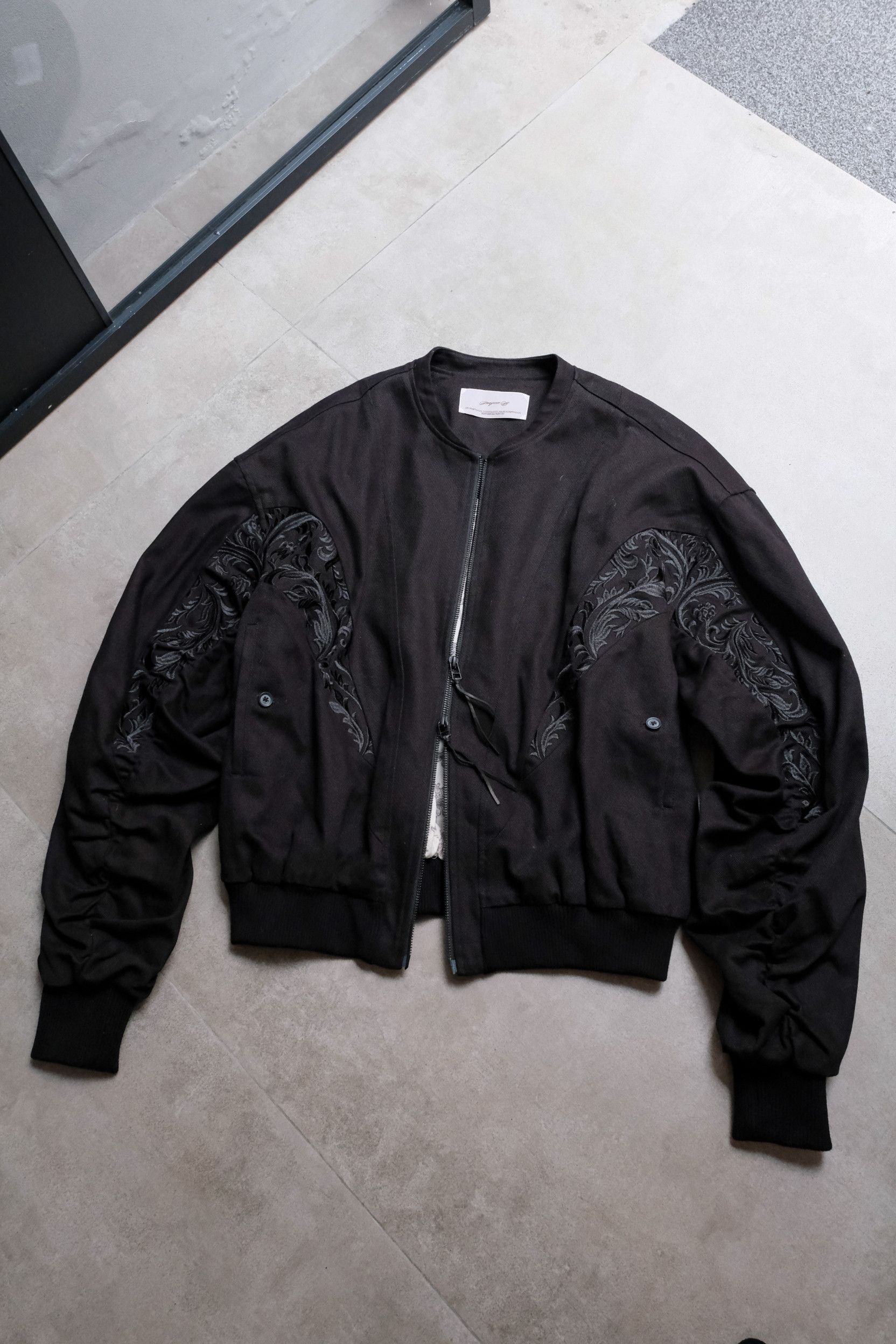 Professor.E Professor.E 23FW - Embroidered Mega Bomber （Black） Size US M / EU 48-50 / 2 - 1 Thumbnail