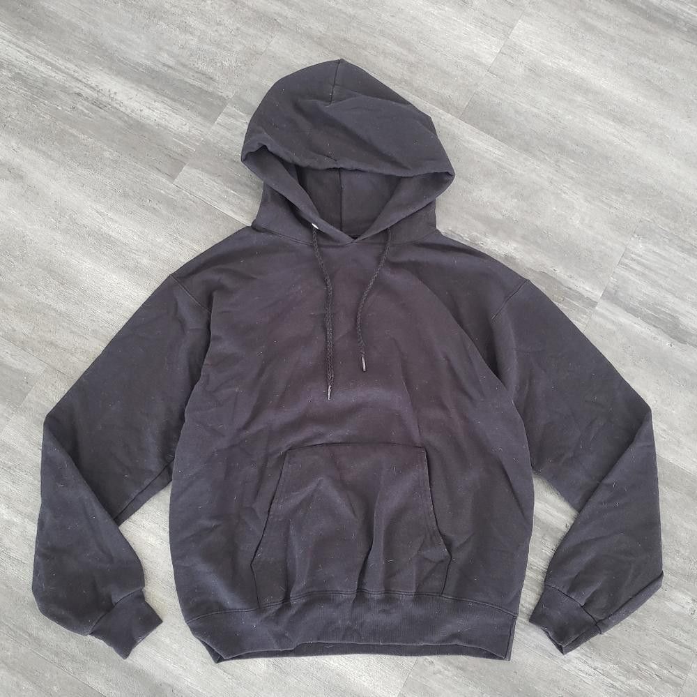 Hanes Black Basic Hanes Hoodie Long Sleeve Size US S / EU 44-46 / 1 - 1 Thumbnail
