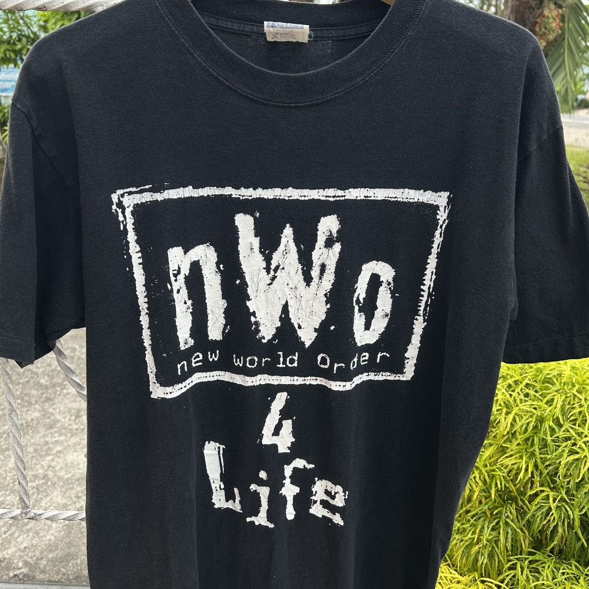 WCW/nWo Vintage 90s Tshirt NWO 4 Life Size US L / EU 52-54 / 3 - 4 Thumbnail