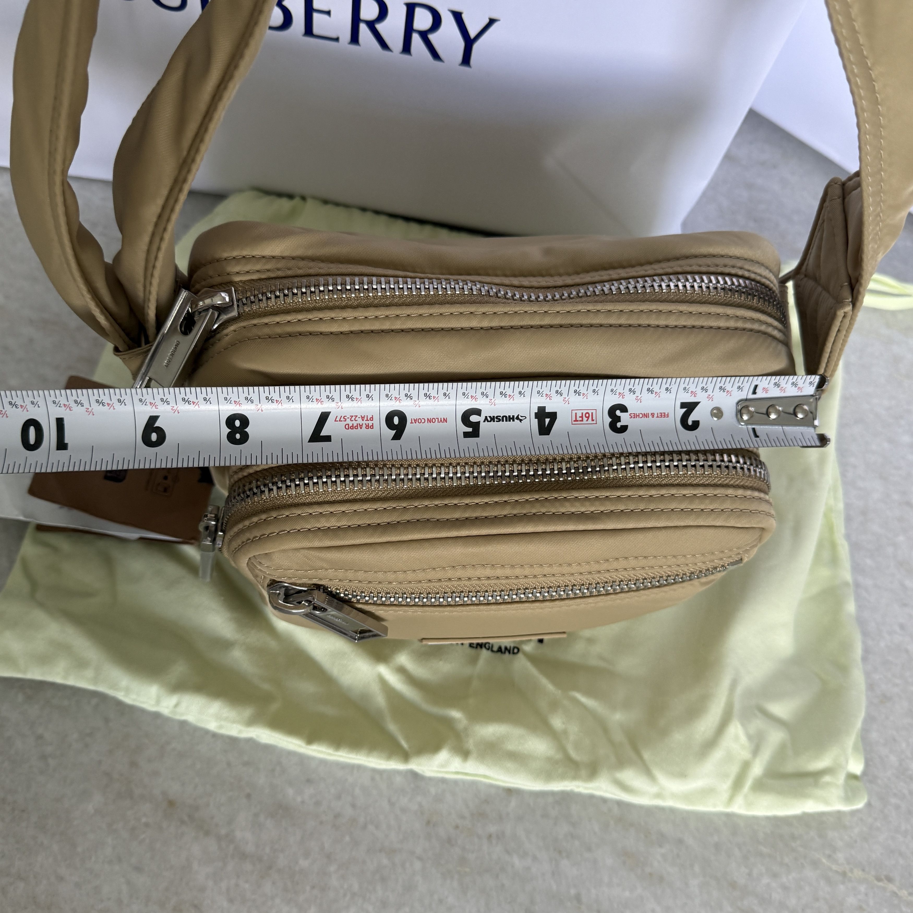 Burberry Burberry Warner Nylon Crossbody Bag 81044931 Camera Bag New Size ONE SIZE - 12 Thumbnail