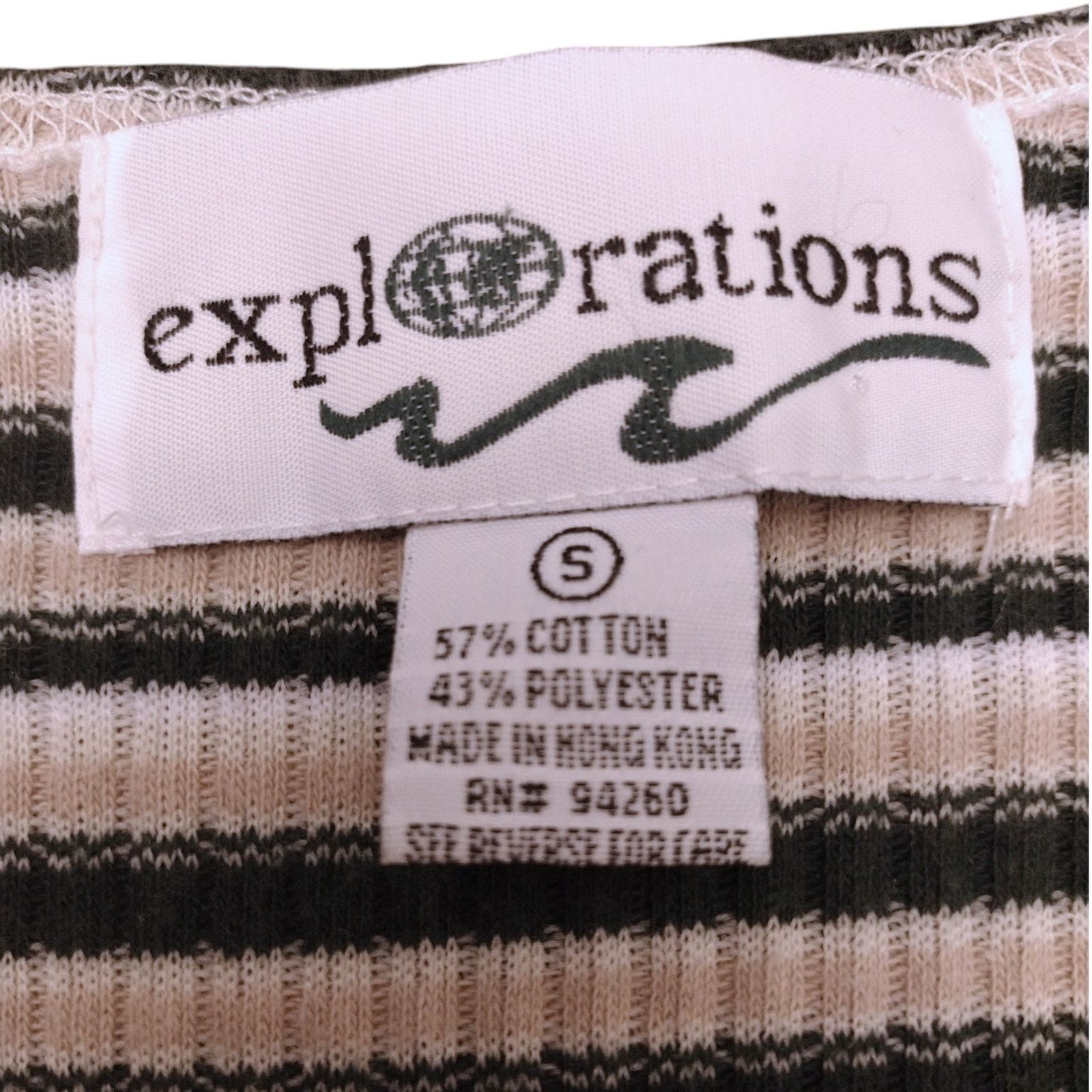Vintage Vintage Y2K Striped Tiny Tee Size XS / US 0-2 / IT 36-38 - 12 Thumbnail