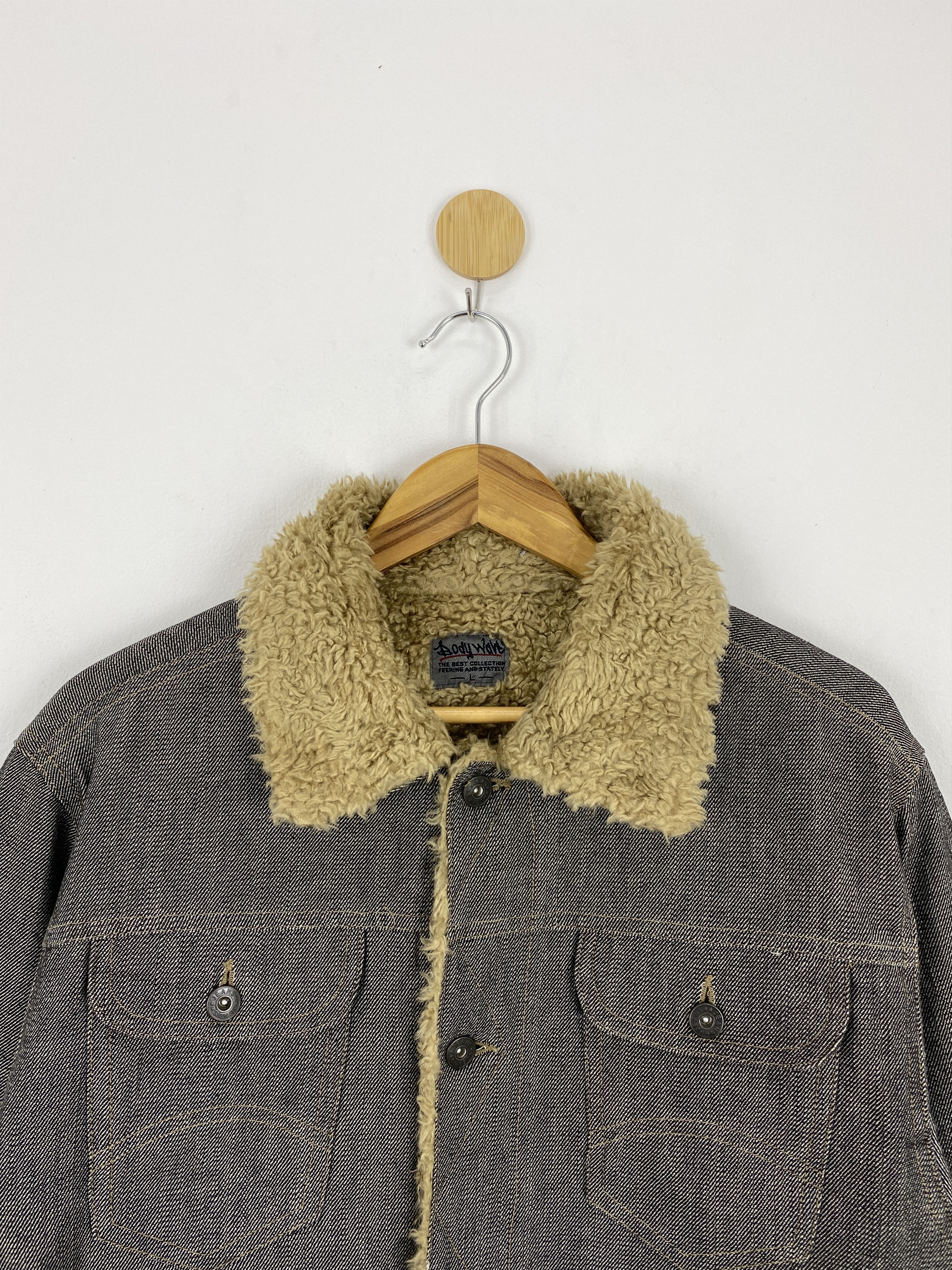 Japanese Brand × Vintage Vintage Japanese Brand Sherpa Inside Denim Jacket MJ0011 Size US L / EU 52-54 / 3 - 2 Thumbnail