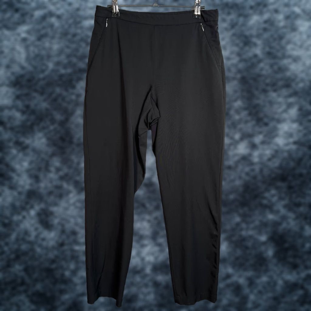 Ann Taylor Ann Taylor Black Stretch Pants Size 6 Nylon/Spandex Womens Casual Slim Fit Size 28" / US 6 / IT 42 - 1 Thumbnail