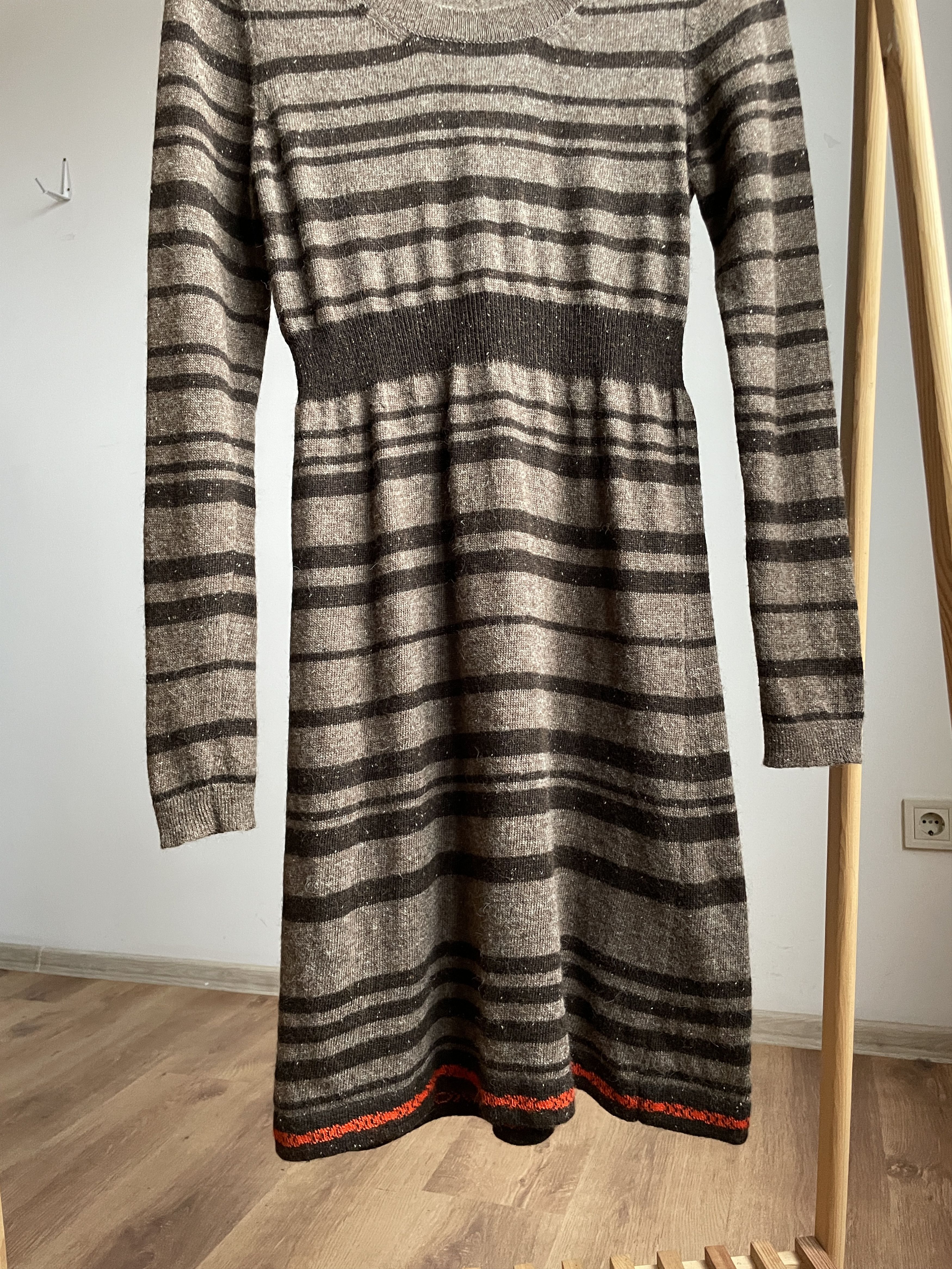 Other Peruvian Connection Striped Wool Midi Dress Size S Size S / US 4 / IT 40 - 4 Thumbnail