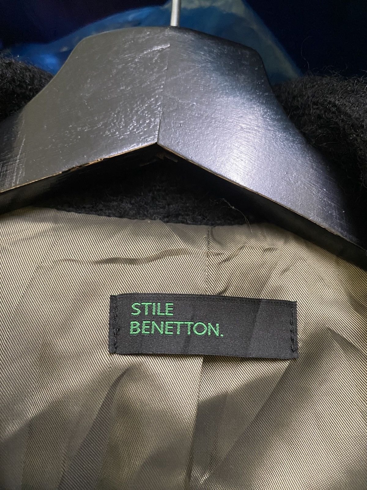 Benetton VINTAGE BENETTON WIDE BAGGY COAT Size M / US 6-8 / IT 42-44 - 6 Thumbnail