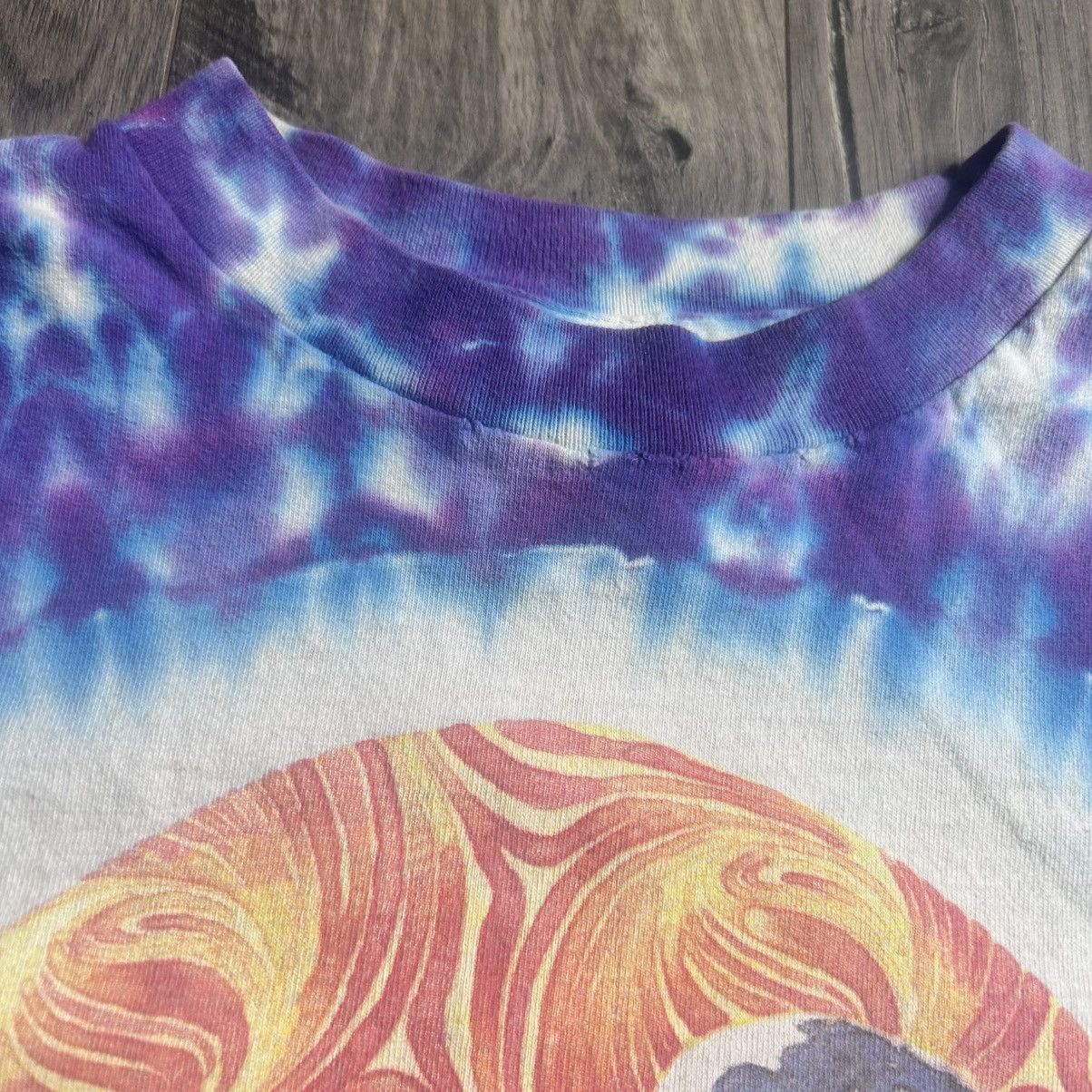 Jimi Hendrix Vintage 90s jimi hendrix tie dye band tee shirt Size US XL / EU 56 / 4 - 5 Thumbnail
