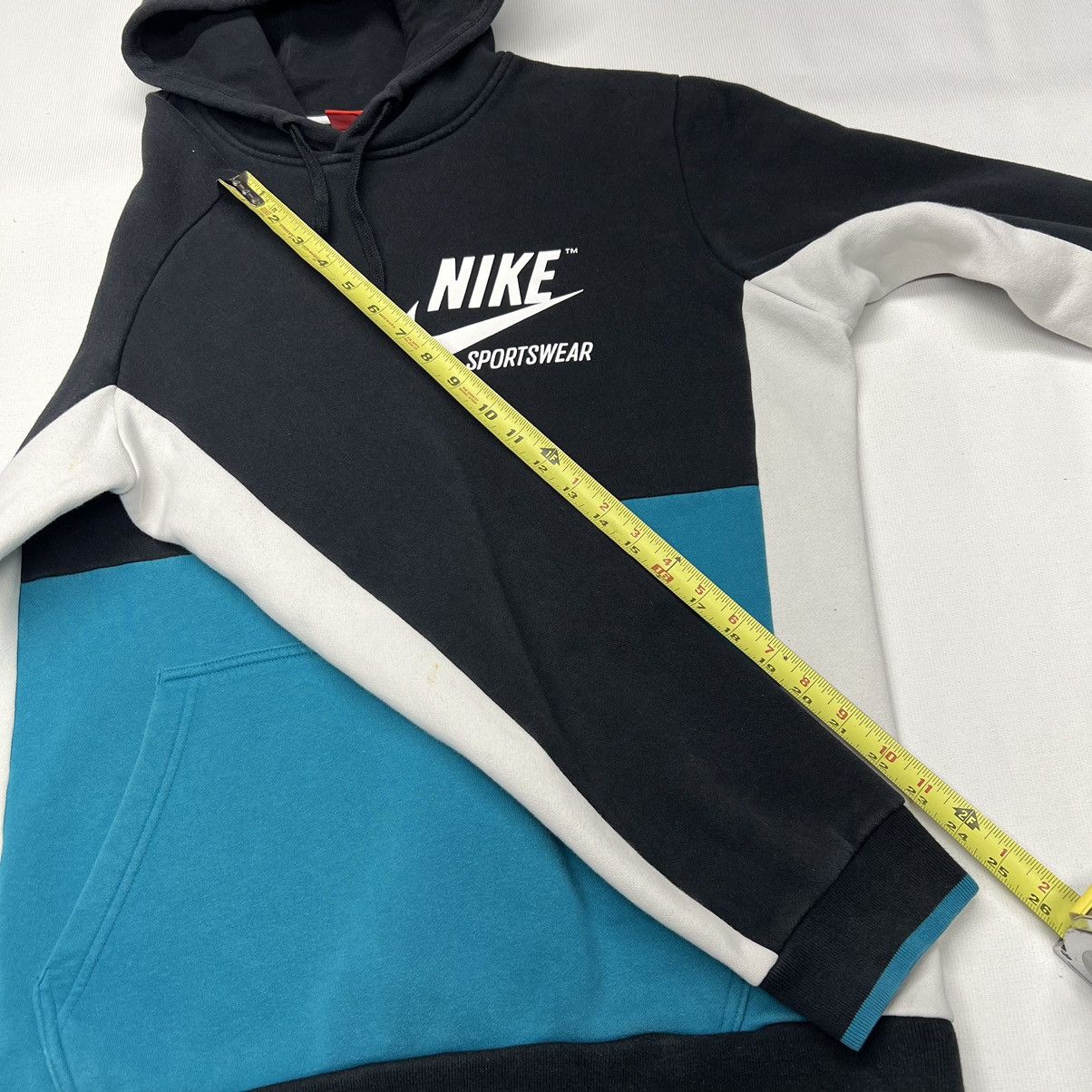 Nike Nike Sweatshirt Hoodie Teal Black Sportswear Logo Sweater Size US L / EU 52-54 / 3 - 19 Thumbnail