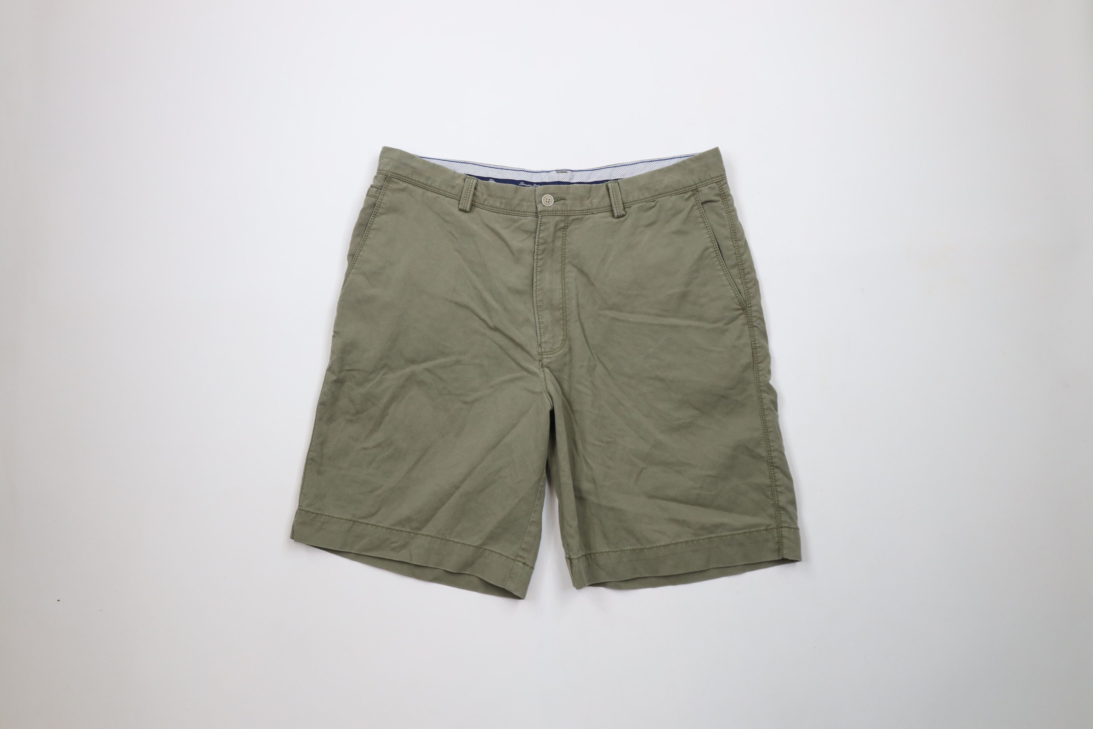 Tommy Bahama × Vintage Vintage Y2K Tommy Bahama Knee Golfing Chino Shorts Green Size US 34 / EU 50 - 1 Thumbnail