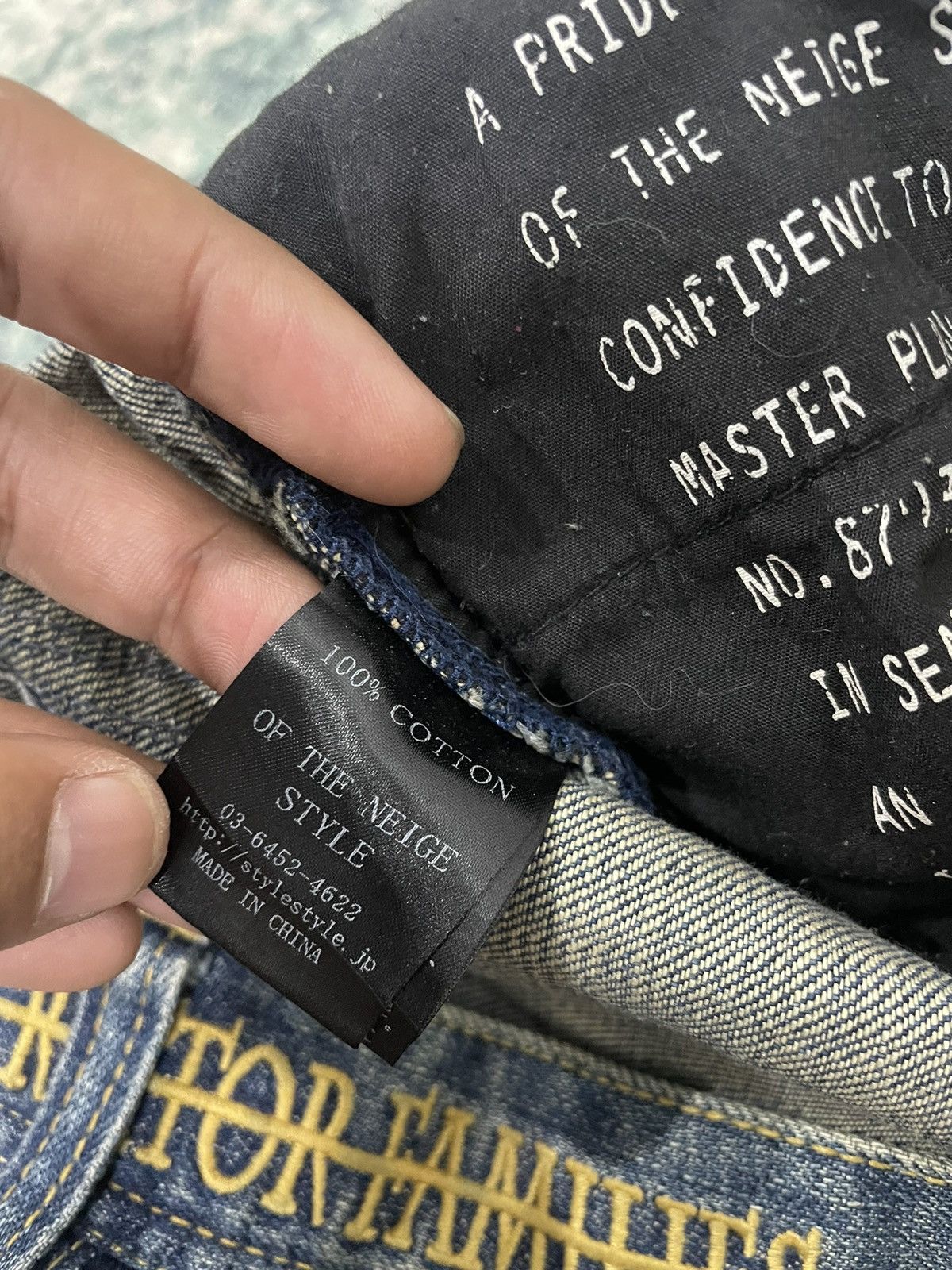 Other Of The Neige Style Distressed Flare Denim Jeans Size US 32 / EU 48 - 11 Thumbnail