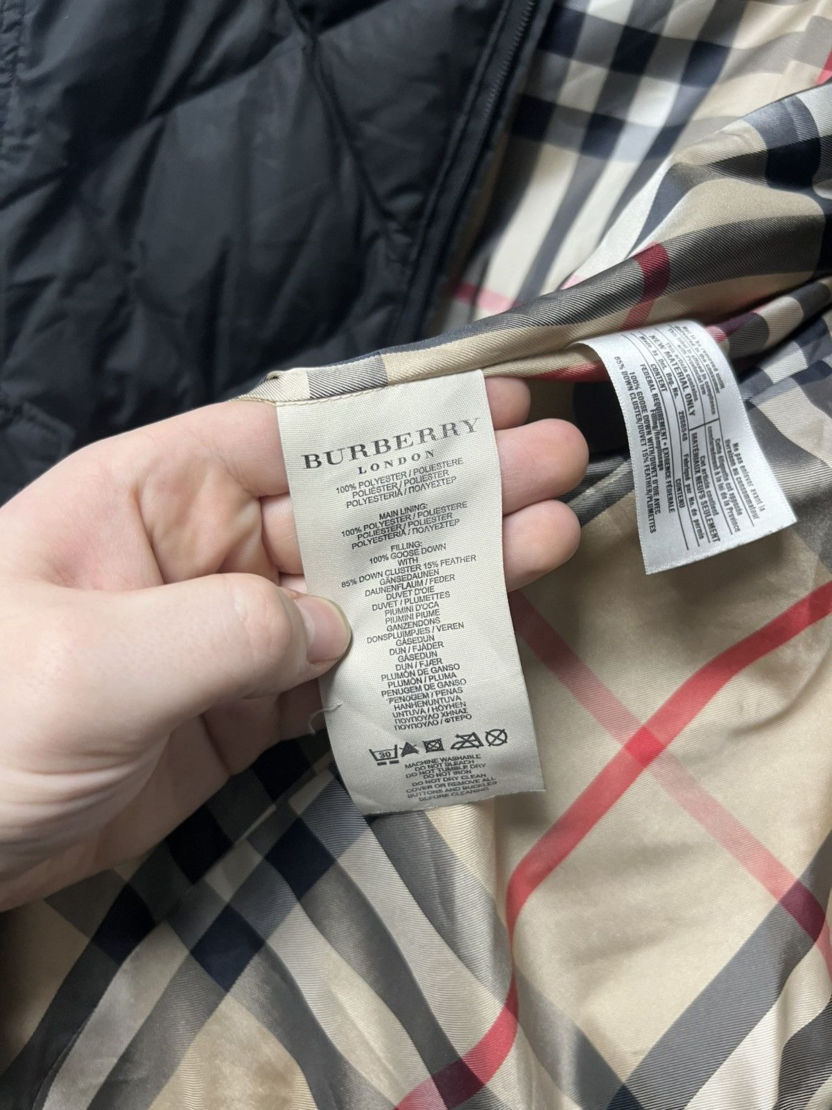 Burberry Burberry Puffer Jacket Luxury Size XL / US 12-14 / IT 48-50 - 16 Thumbnail