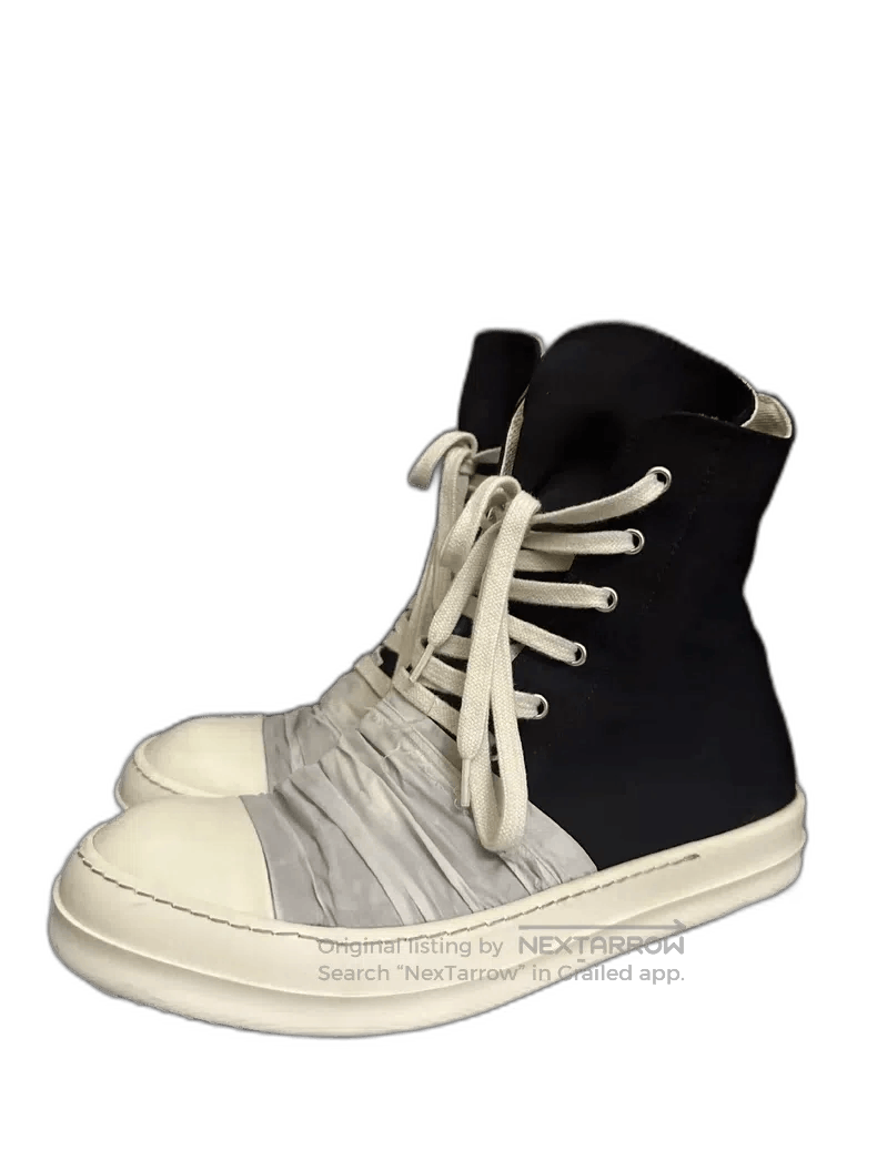 Rick Owens Rick Owens White Strap Converse High Tops. Size US 8 / EU 41 - 1 Thumbnail