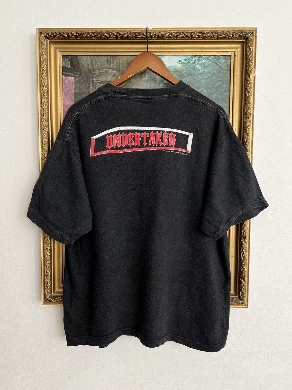 WWE Vintage 1993 The Undertaker WWF WWE Black T-shirt Size US L / EU 52-54 / 3 - 2 Thumbnail