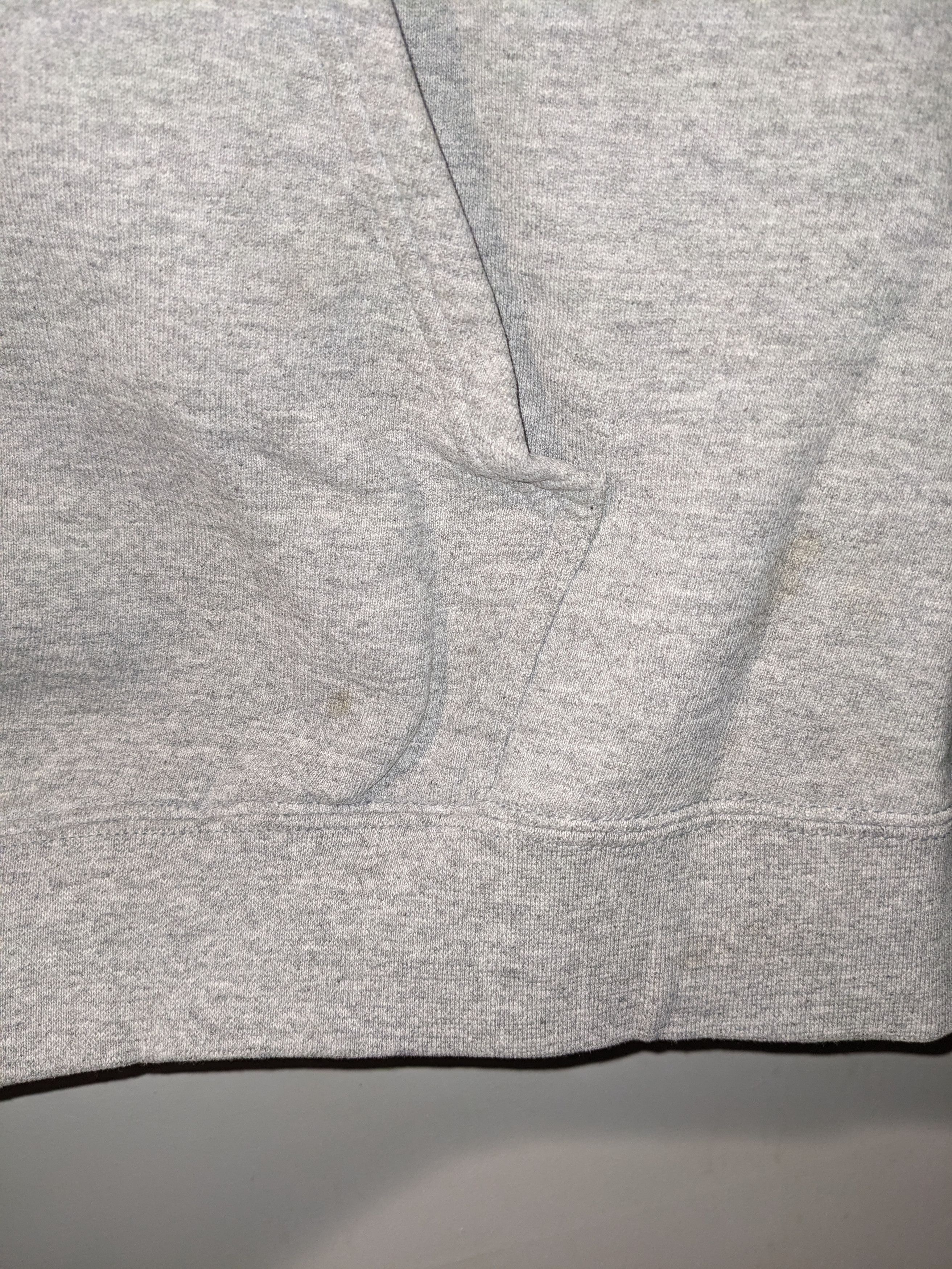 Nike × Vintage Vintage Y2K Nike Center Swoosh Gray X-Large Hoodie Size US XL / EU 56 / 4 - 9 Thumbnail