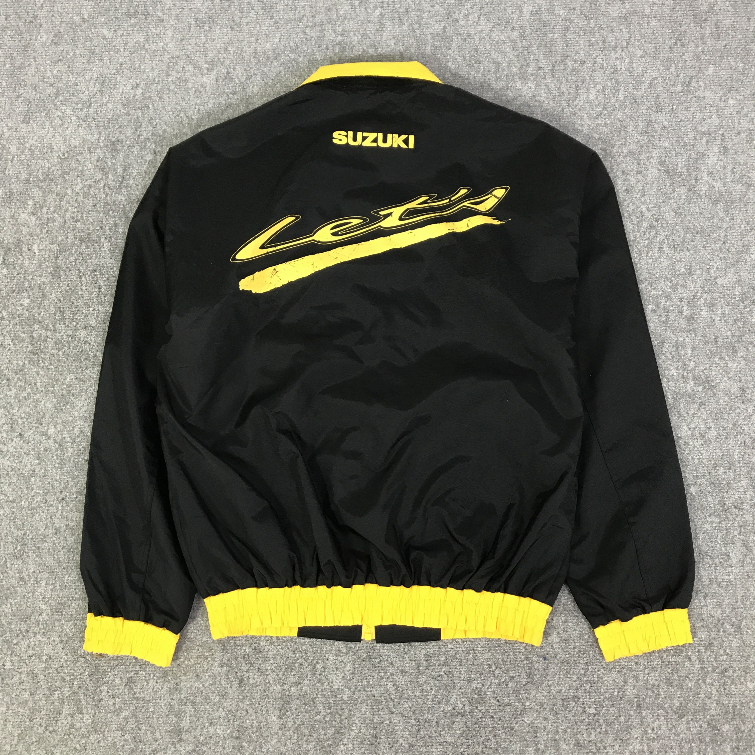 Japanese Brand SUZUKI RACING DESIGN CRAP LOGO JACKET K95B22 Size US L / EU 52-54 / 3 - 1 Thumbnail
