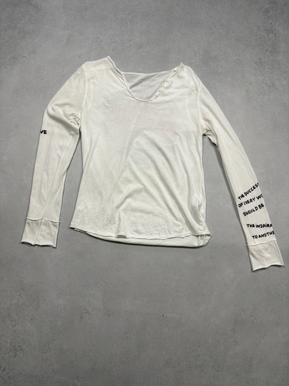 Zadig & Voltaire Zadig & Voltaire Band of Sisters Rhinestone Longsleeve XS Size XS / US 0-2 / IT 36-38 - 4 Thumbnail