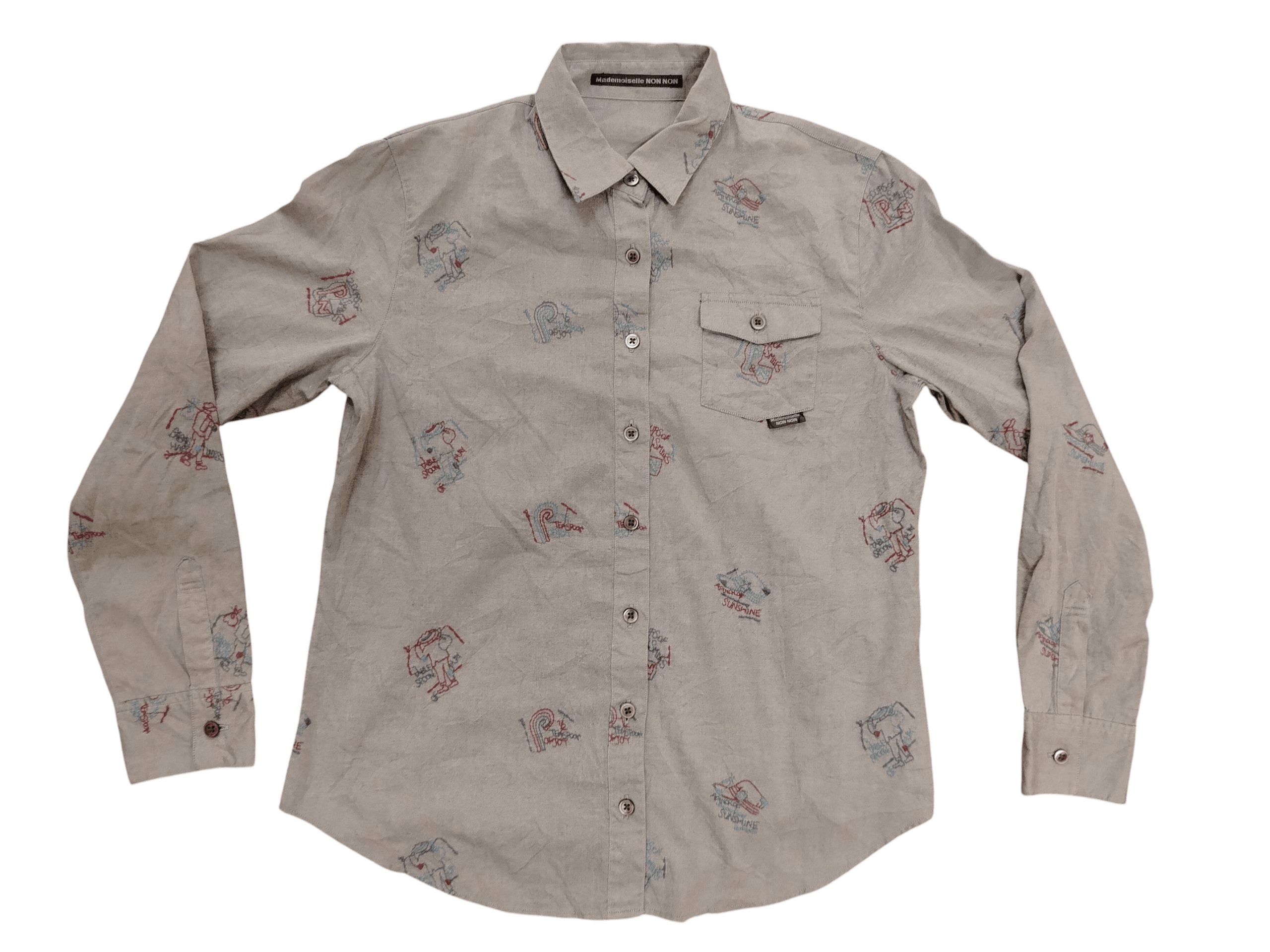 Mademoiselle Non Non Mademoiselle non non Issey Miyake Embroidered shirt Size S / US 4 / IT 40 - 1 Thumbnail