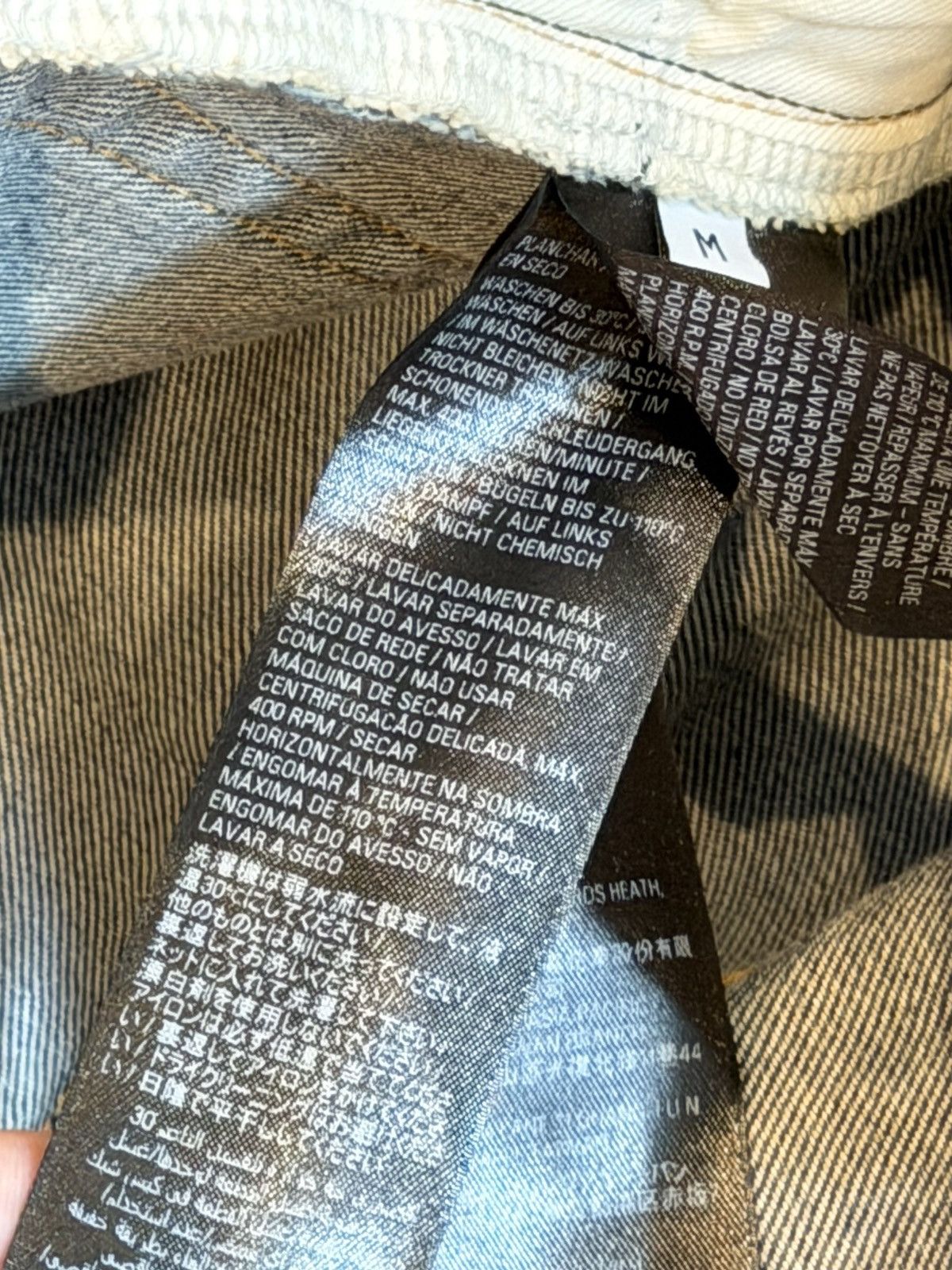 Balenciaga Balenciaga oil spill denim pants Size US 33 - 9 Thumbnail