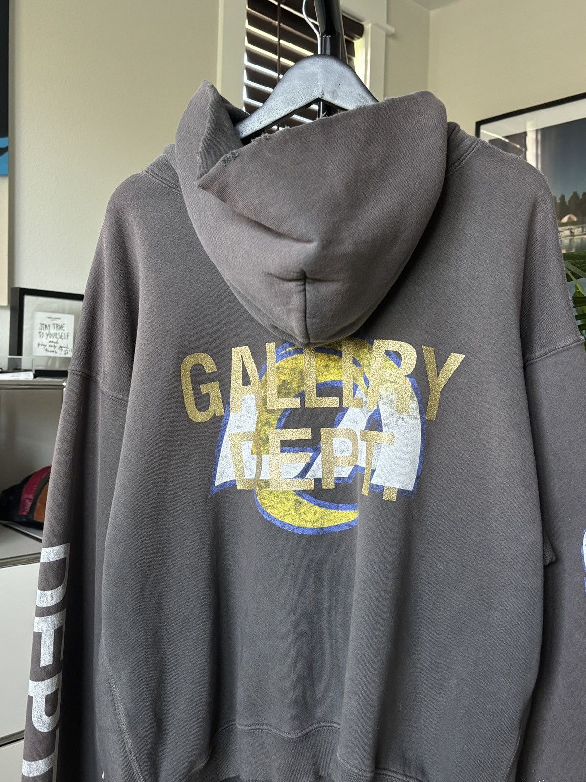 Gallery Dept. 🏈 LA RAMS DISTRESSED PAINTER HOODIE Size US M / EU 48-50 / 2 - 8 Thumbnail