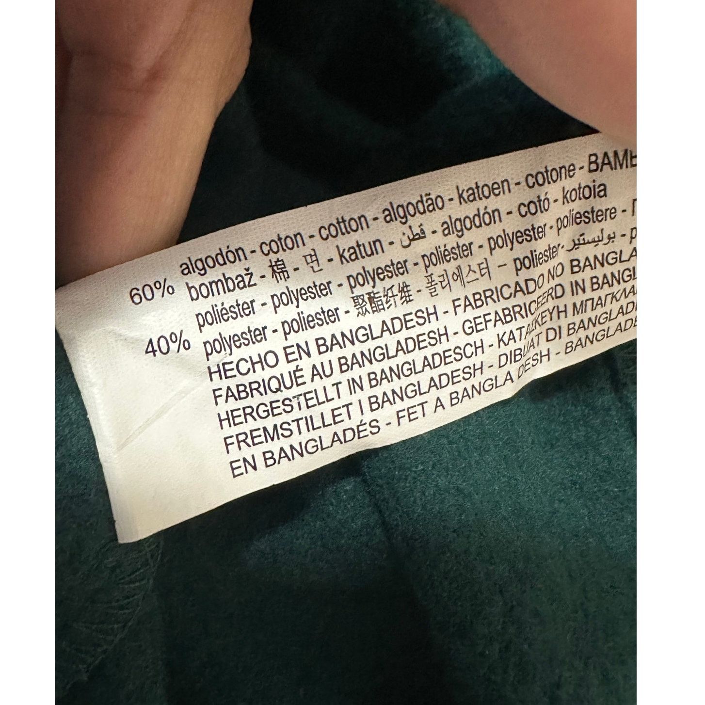 Zara ZARA green cropped hoodie sweatshirt size Medium Size M / US 6-8 / IT 42-44 - 4 Thumbnail