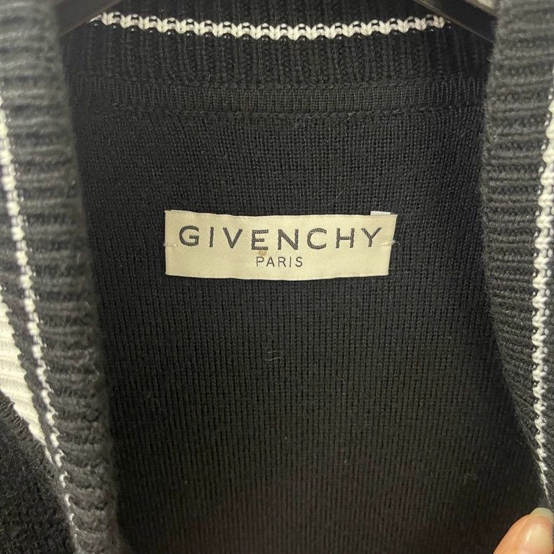 Givenchy Givenchy Logo Knit Baseball Jacket Size US S / EU 44-46 / 1 - 3 Thumbnail