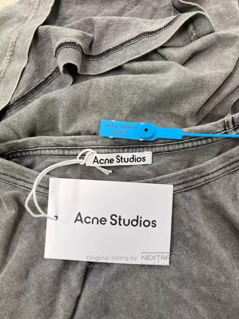 Acne Studios Acne Studios Faded logo round neck casual short sleeve T-s Size M / US 6-8 / IT 42-44 - 3 Thumbnail