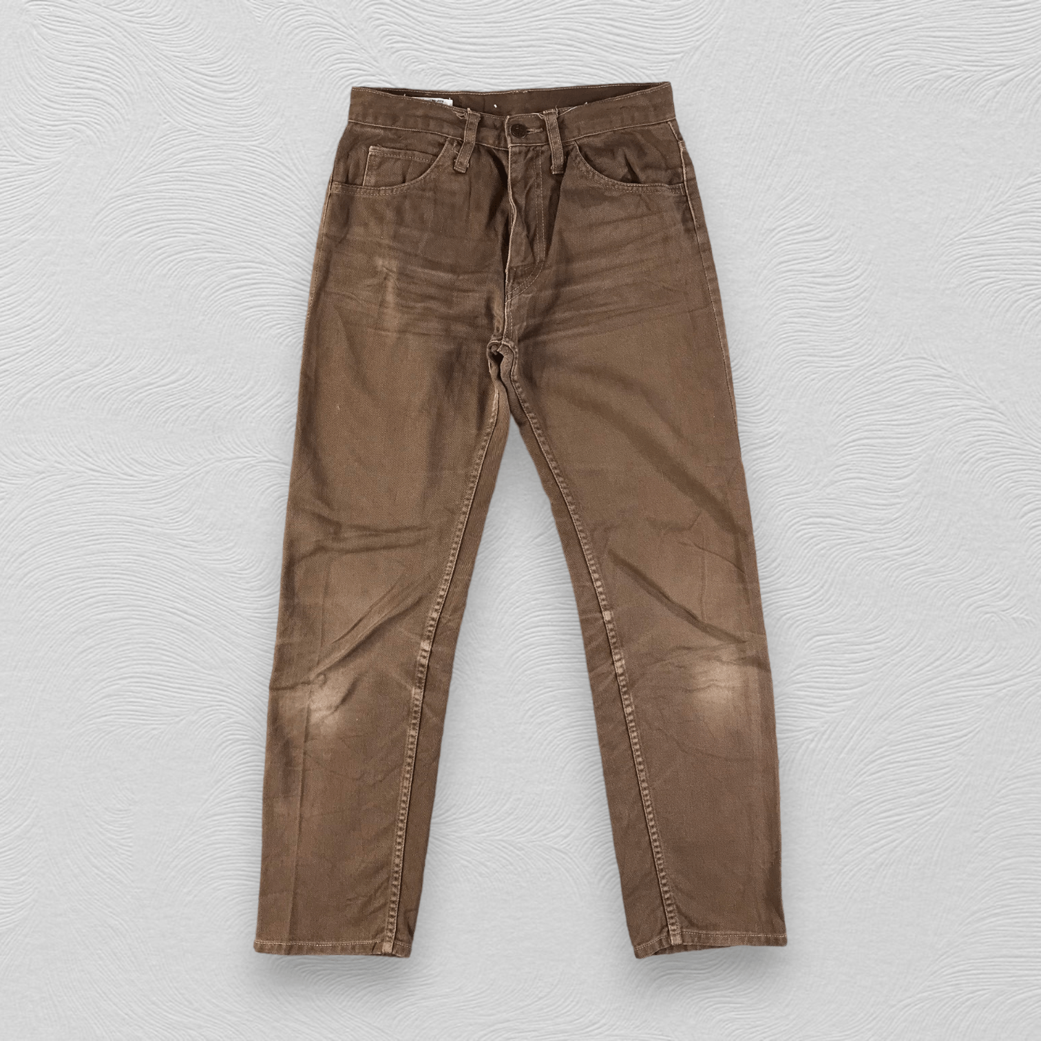 Big John Vintage Big John Jeans Faded Brown Denim KJ1501 Size US 27 - 1 Thumbnail
