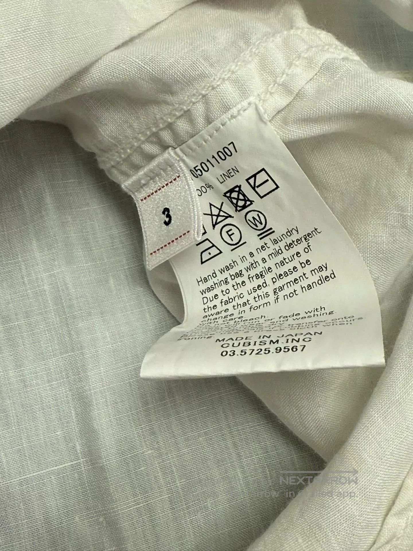 Visvim VISVIM 23SS PALMER L/S LINEN SHIRT. Size US M / EU 48-50 / 2 - 3 Thumbnail