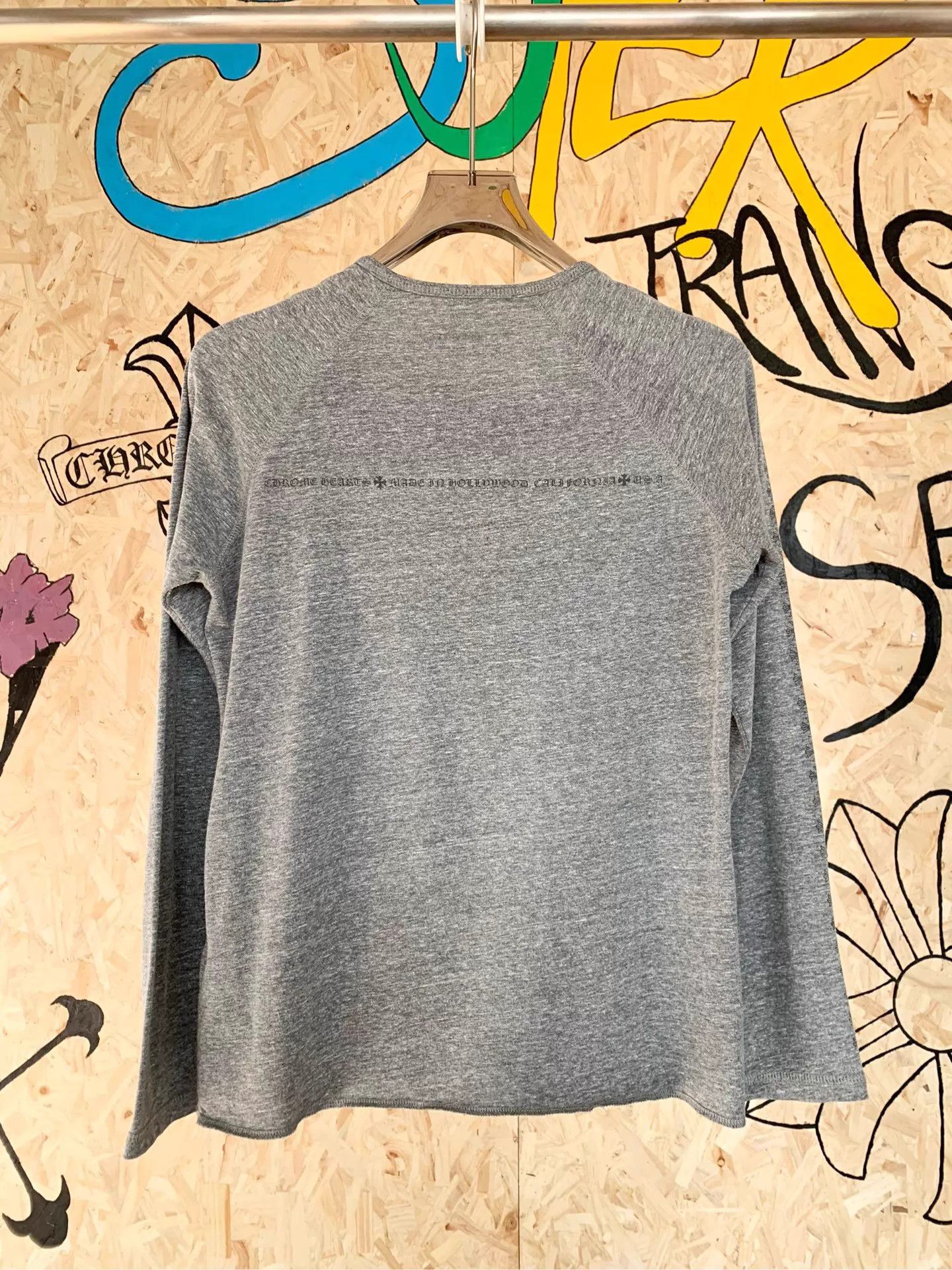 Chrome Hearts Chrome Hearts Gray Sanskrit Limited Longsleeve Size US XS / EU 42 / 0 - 7 Thumbnail