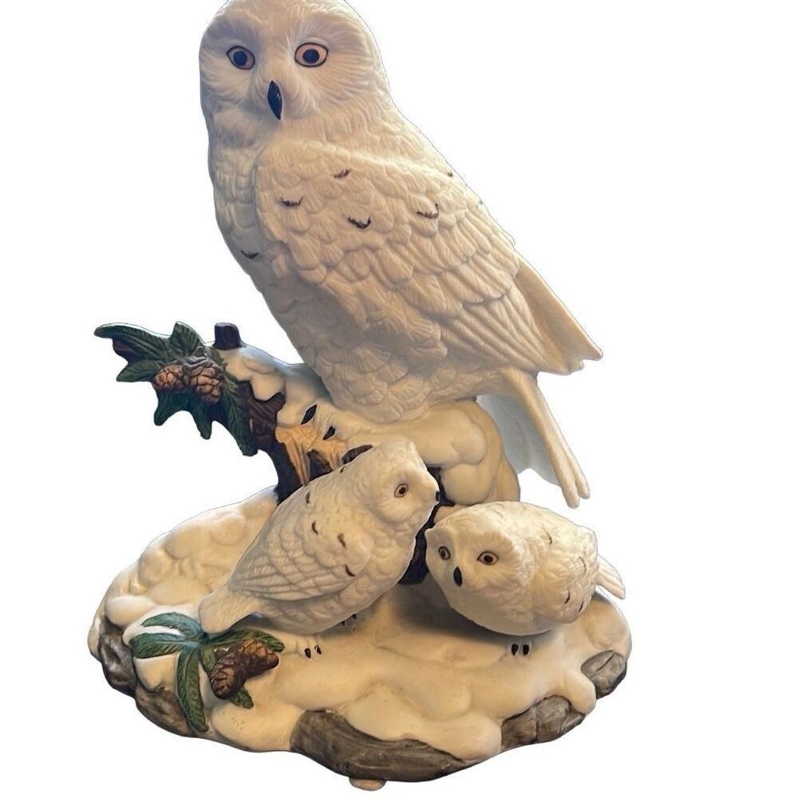 Vintage Vintage bisque China owl family 7 inches Size ONE SIZE - 1 Thumbnail