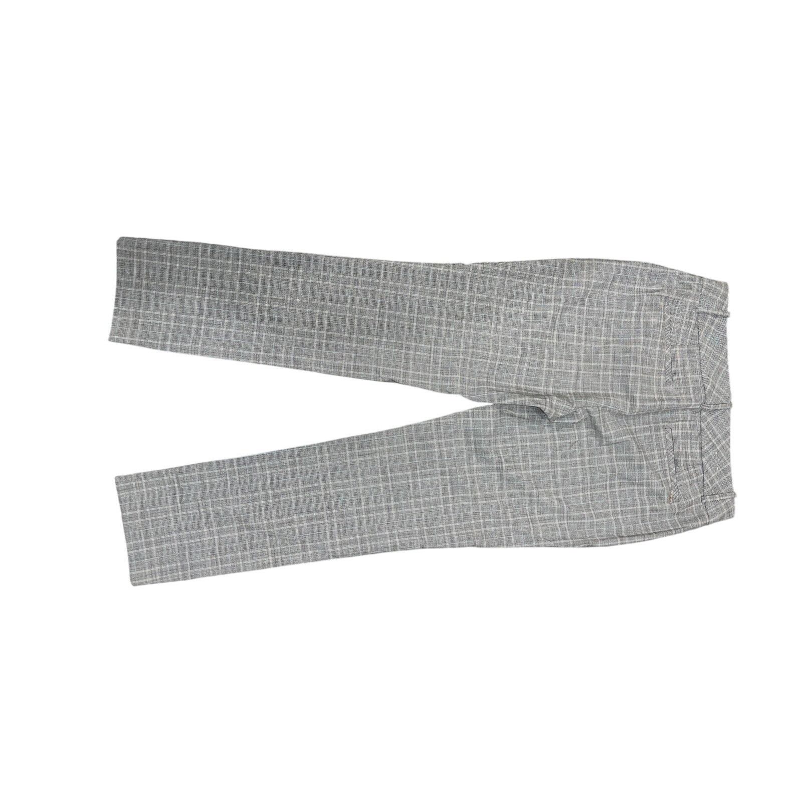 Calvin Klein Plaid Dress Slacks Trousers Pants Career Academia Preppy Size 28" / US 6 / IT 42 - 3 Thumbnail