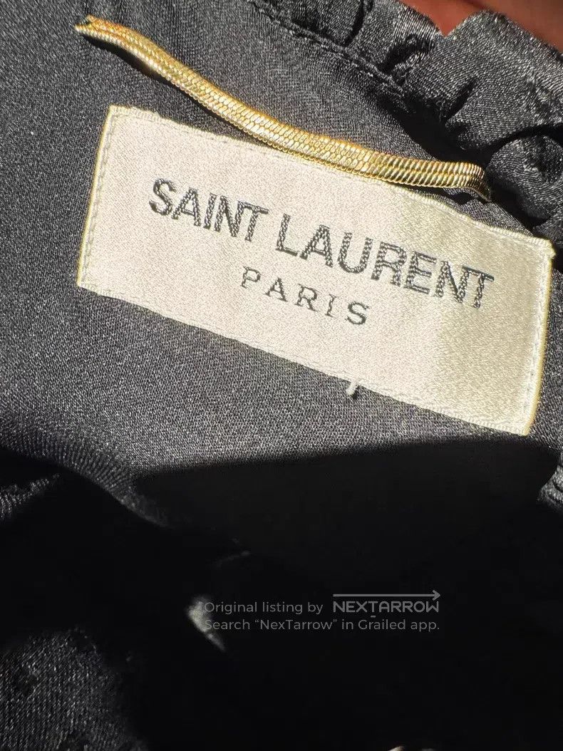 Saint Laurent Paris Saint Laurent Paris Silk Backless Dress Size XS / US 0-2 / IT 36-38 - 3 Thumbnail