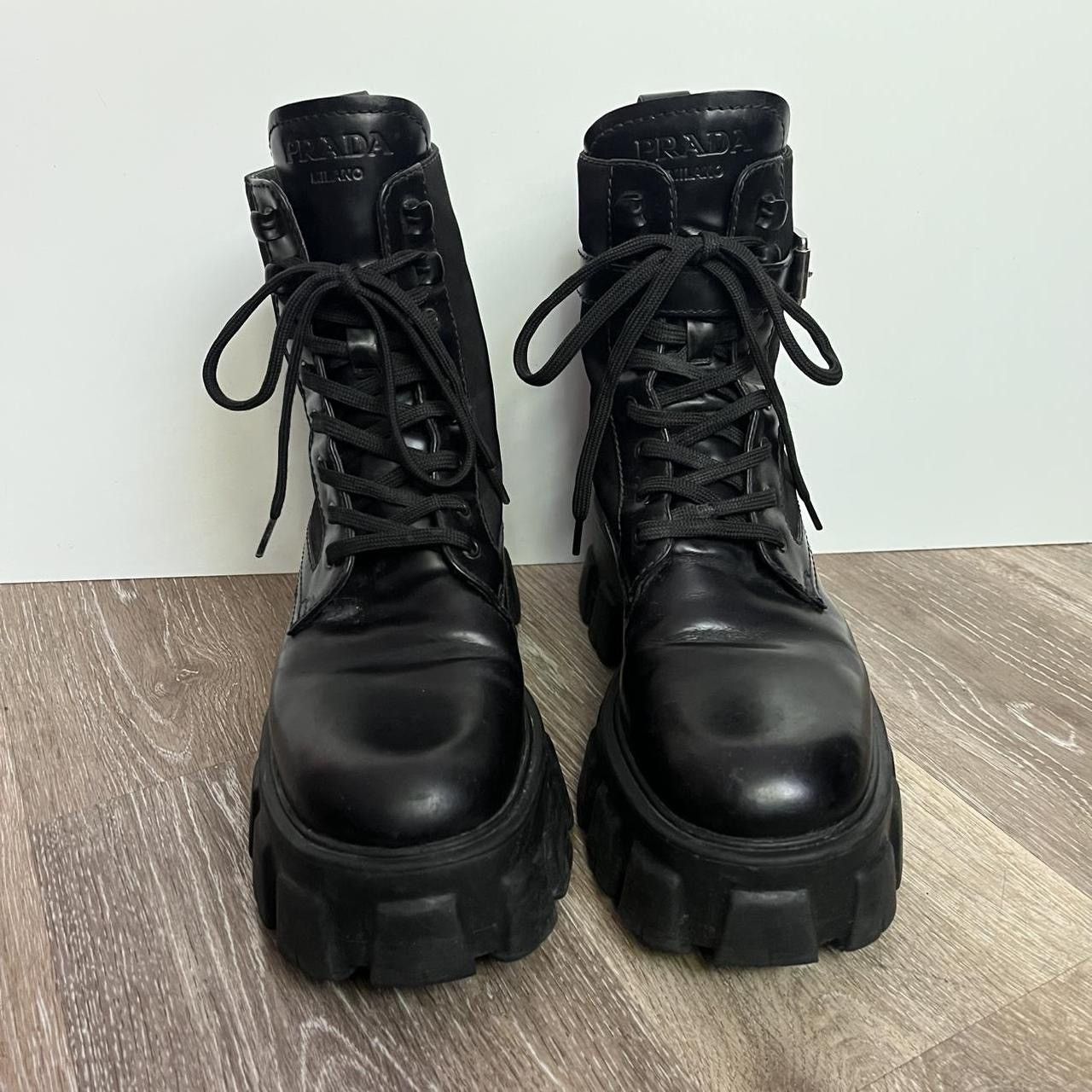 Prada prada monolith combat boots Size US 7 / IT 37 - 4 Thumbnail