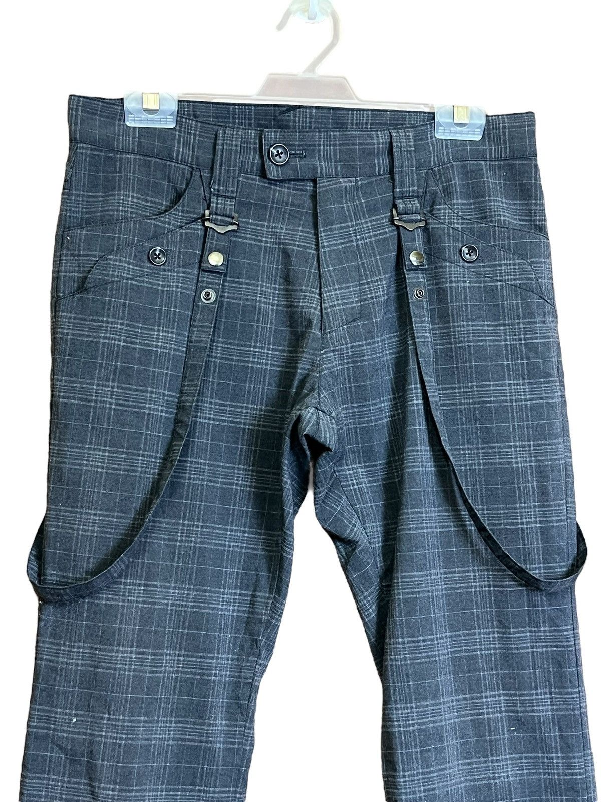 Punk and Yo JAPANESE COMME CA COMMUNE CHECKERED GOTHIC PUNK STYLE PANT Size US 31 - 4 Thumbnail