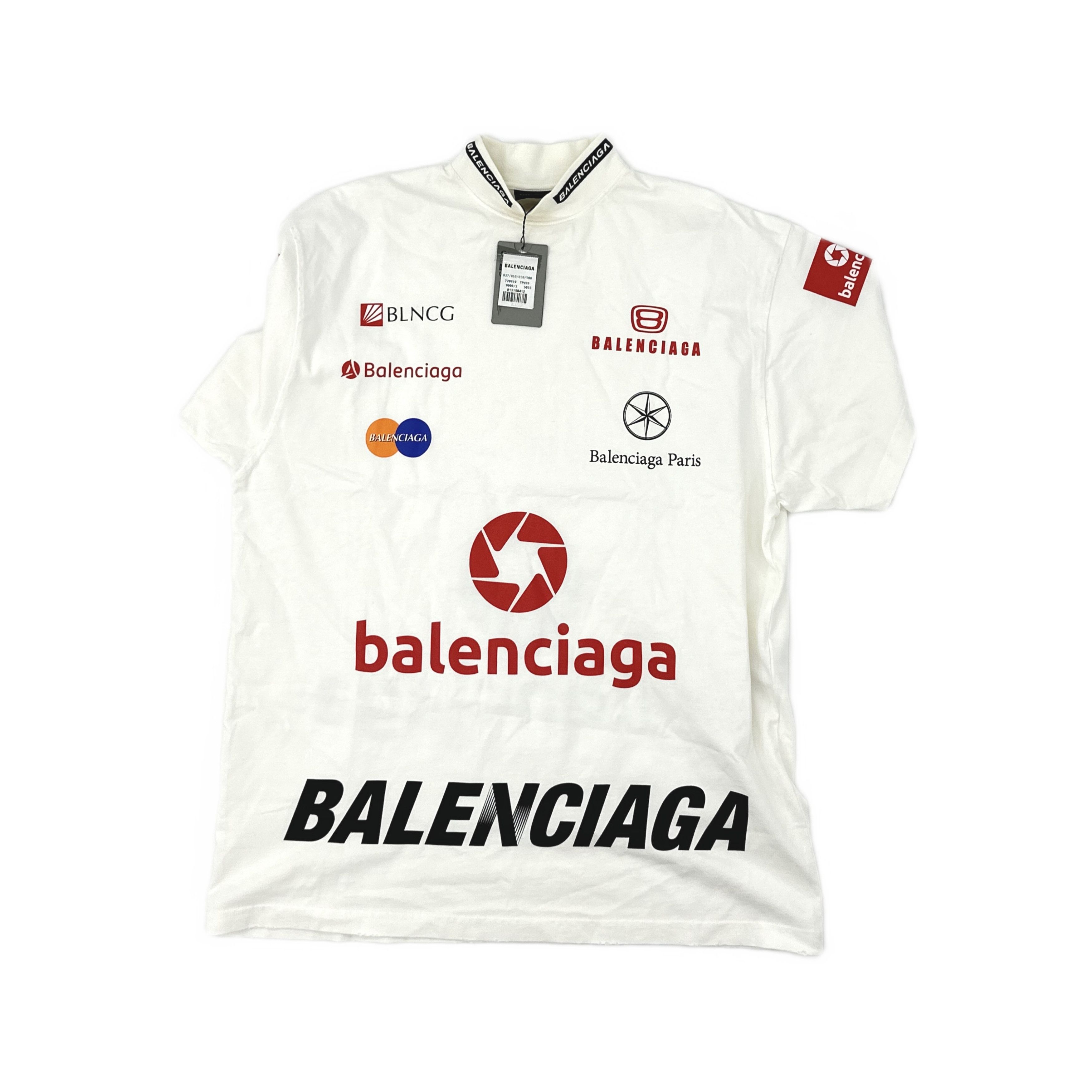 Balenciaga Balenciaga Graphic Logo Short Sleeve T-Shirt Size 2 Size US M / EU 48-50 / 2 - 1 Thumbnail