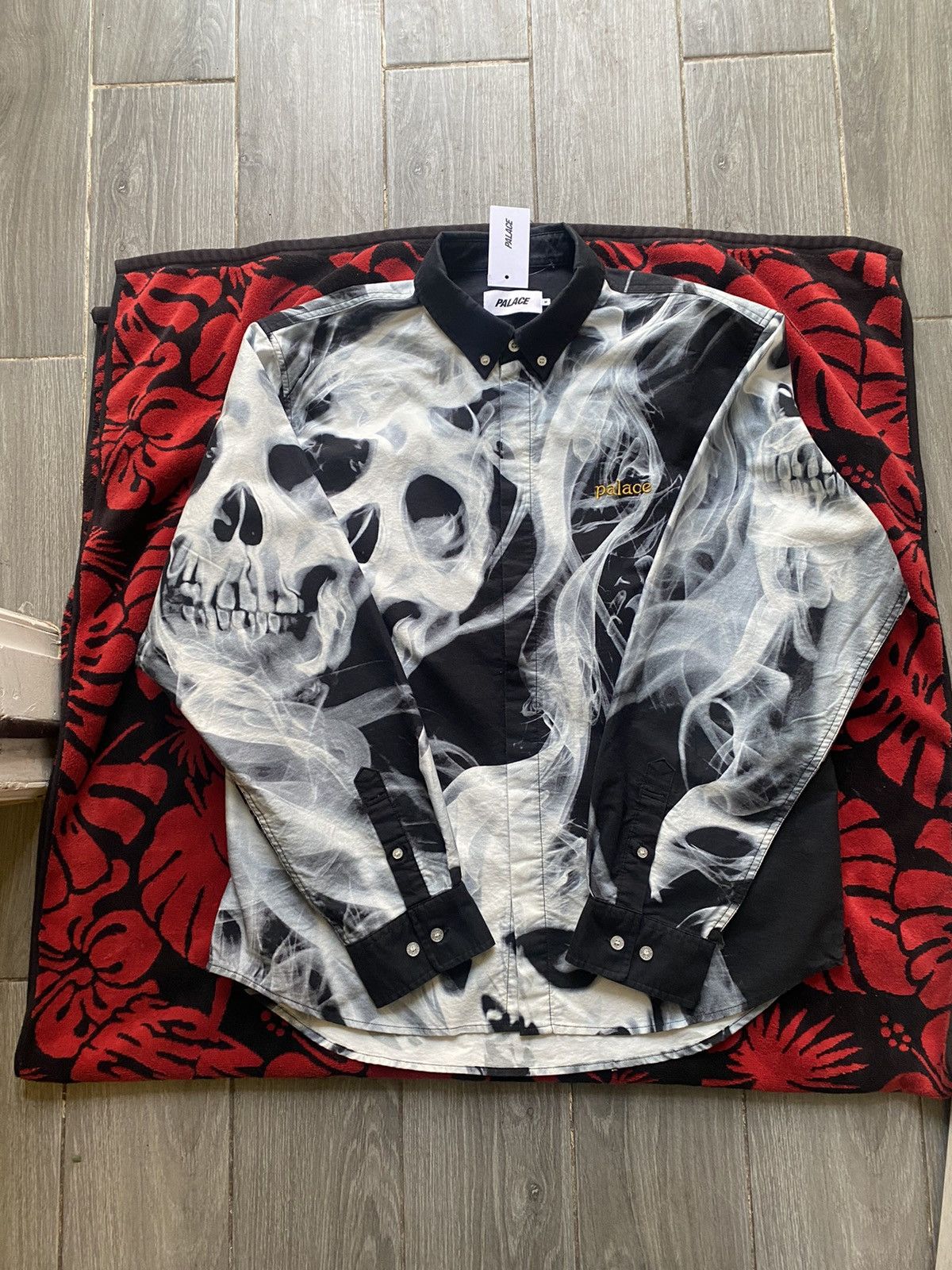 Palace Palace Oxford Shirt Smoked Size Medium Size US M / EU 48-50 / 2 - 1 Thumbnail