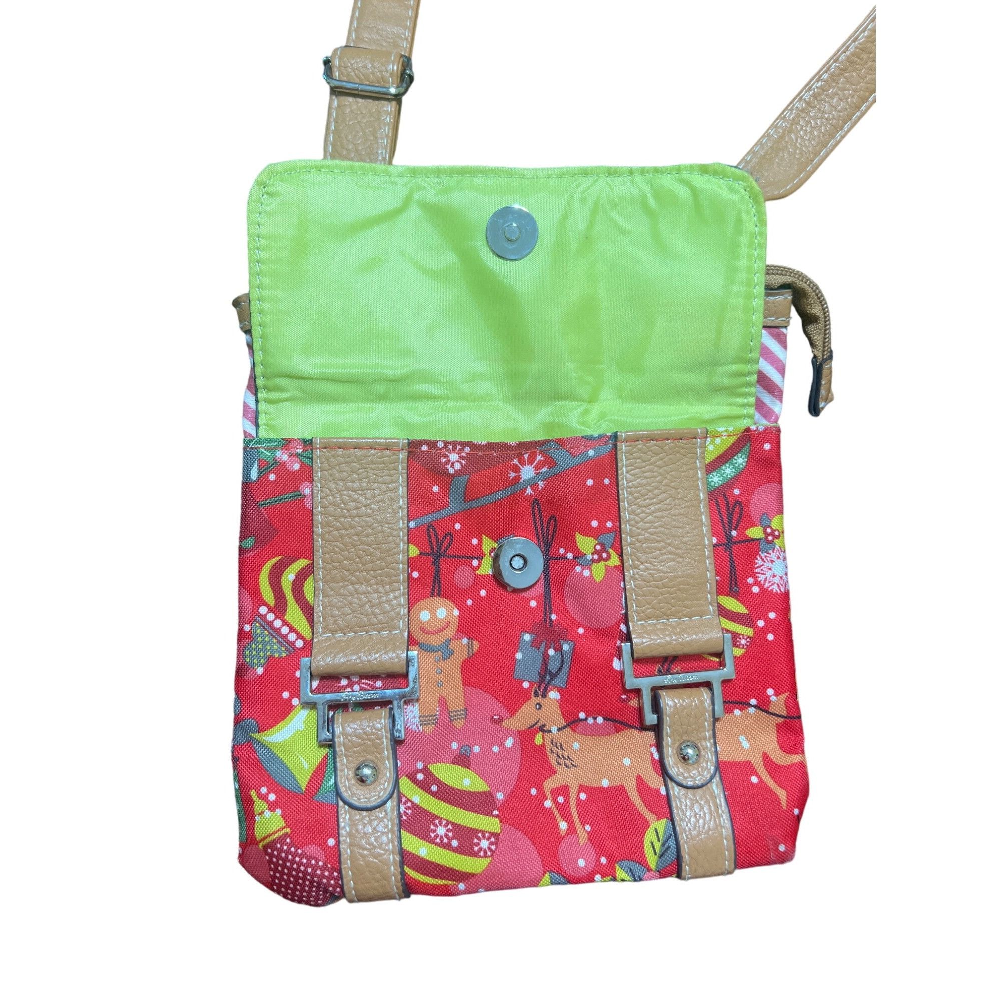 Other Lily Bloom Red Christmas Crossbody Bag Adjustable Strap Rein Size ONE SIZE - 4 Thumbnail