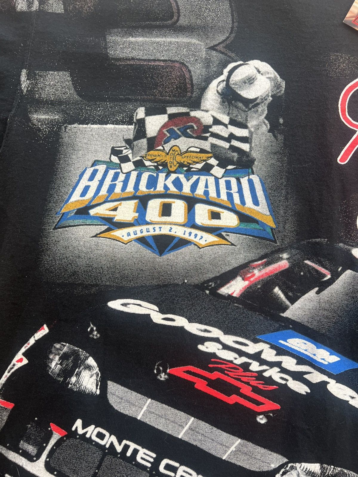 NASCAR Vintage 1997 nascar dale earnhardt brickyard 400 shirt Size US XL / EU 56 / 4 - 4 Thumbnail