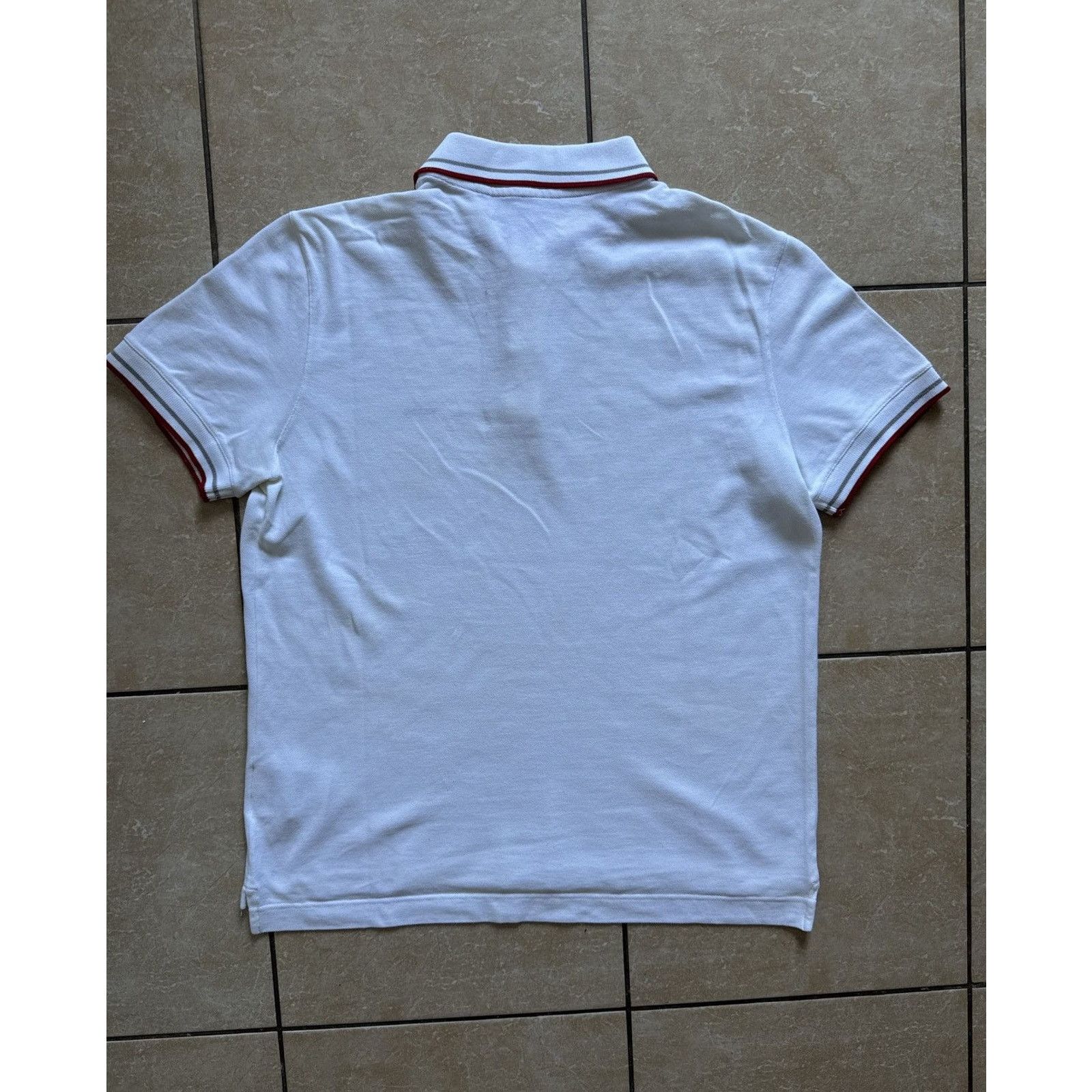Prada Prada Vintage Contrast Tipped Mini Logo Polo Shirt Size US M / EU 48-50 / 2 - 7 Thumbnail