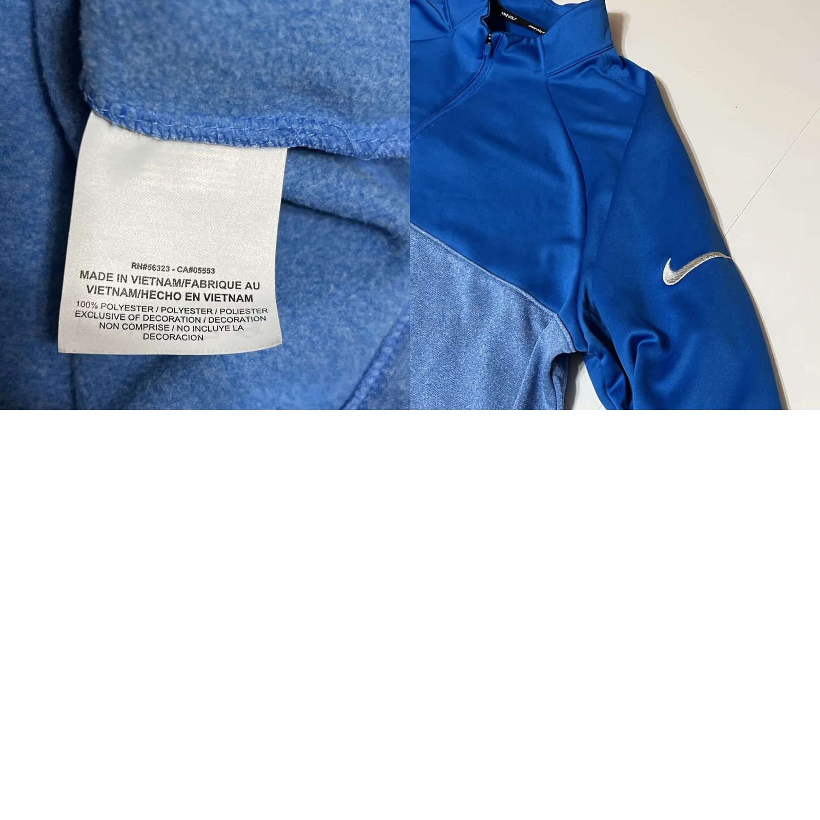 Nike Nike Golf 1/4 Zip Sweater Mens XL Blue Long Sleeve Pullover Size US XL / EU 56 / 4 - 8 Thumbnail