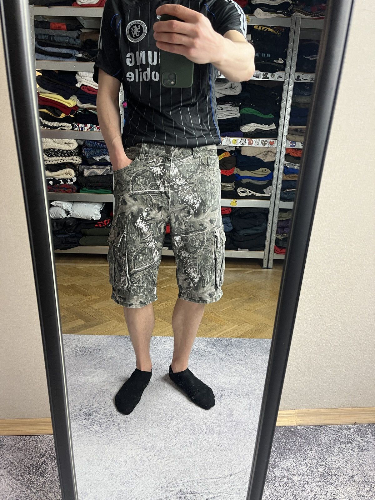Realtree Real Tree Camo Cargo Shorts Streetwear Hype Y2k Camouflage Size US 32 / EU 48 - 2 Thumbnail