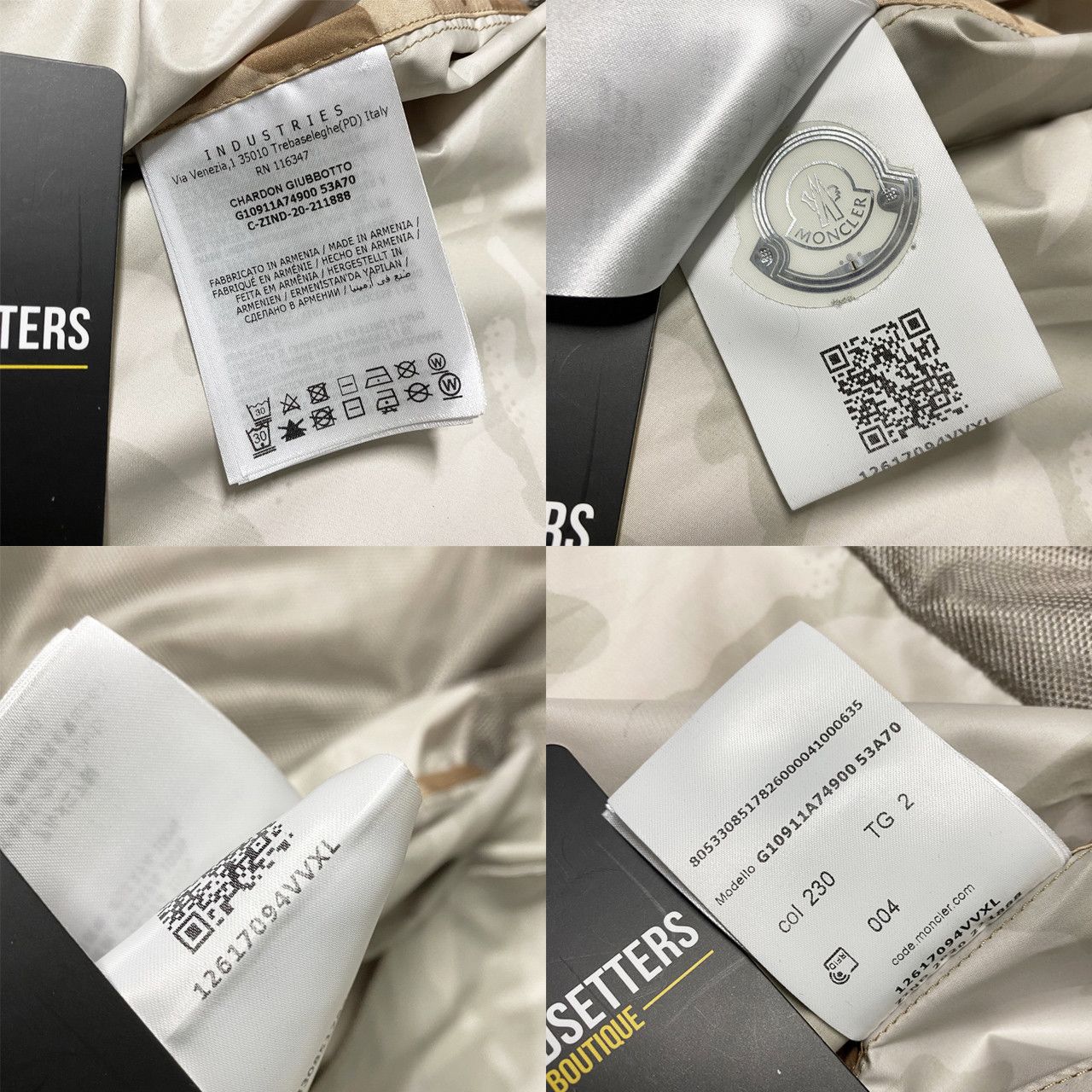 Moncler Moncler chardon Mens light jacket camo size 2 M Medium Size US M / EU 48-50 / 2 - 12 Thumbnail