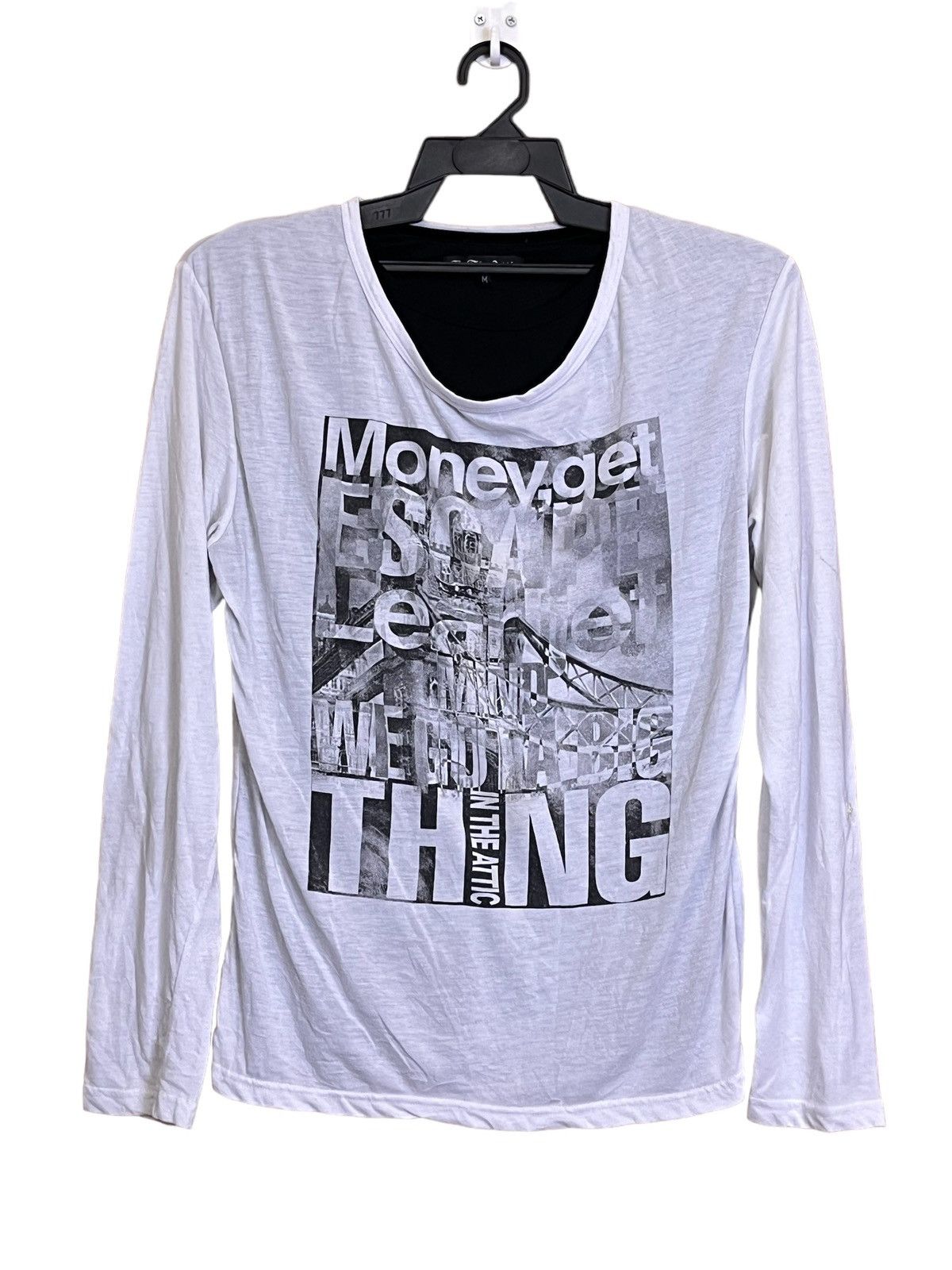 In The Attic IN THE ATTIC DOUBLE LAYER FRONT LONG SLEEVE TEE SHIRT Size US S / EU 44-46 / 1 - 1 Thumbnail