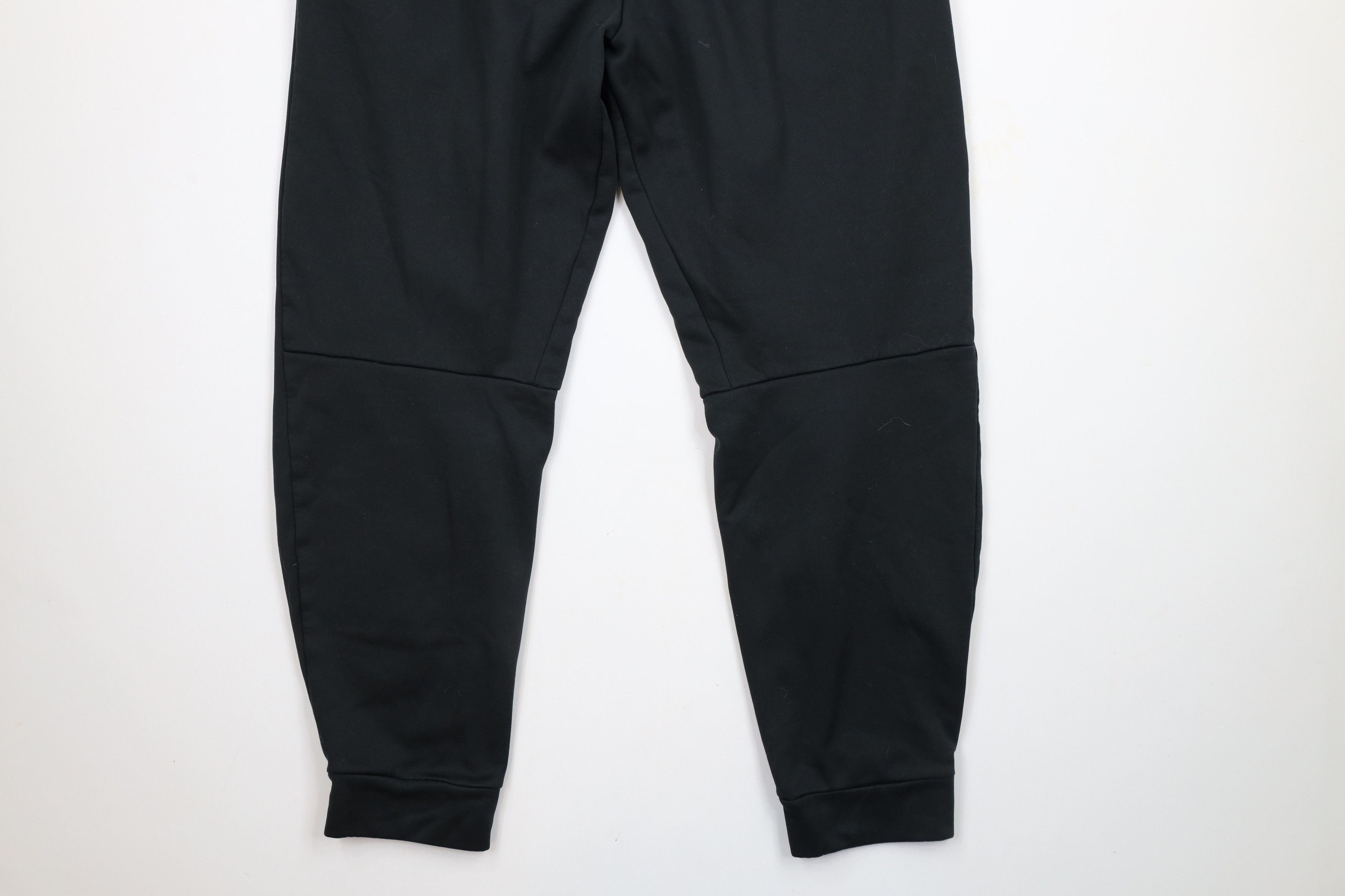 Nike × Vintage Vintage Nike Mini Swoosh Cuffed Sweatpants Joggers Black Size US 36 / EU 52 - 11 Thumbnail