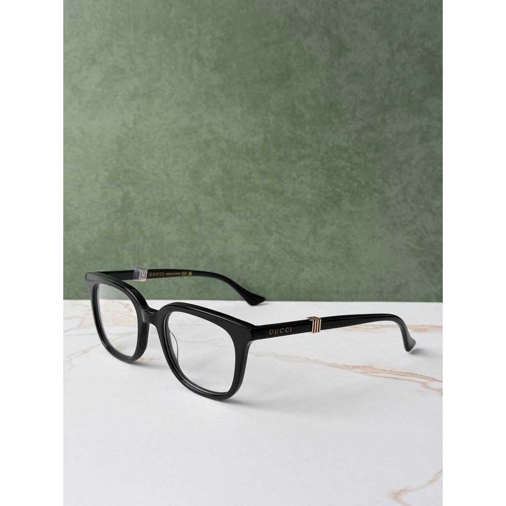 Gucci NEW Gucci GG1497O Black Square Unisex Eyeglasses Frames Size ONE SIZE - 4 Thumbnail