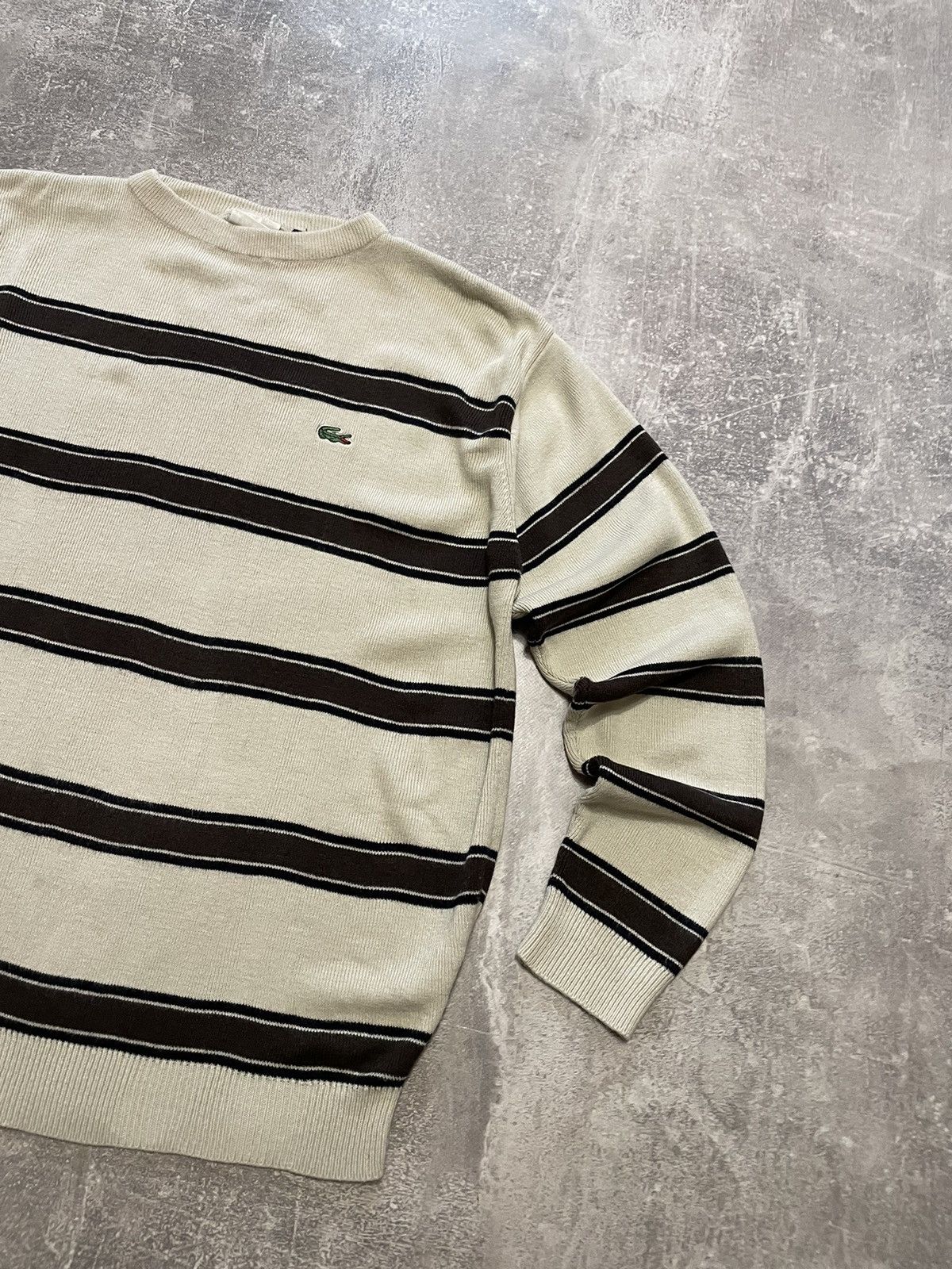 Lacoste Vintage Lacoste Striped Sweater Size US L / EU 52-54 / 3 - 5 Thumbnail