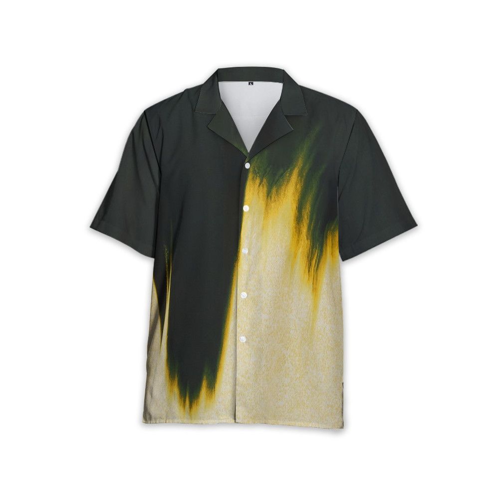 Designer Viscose Degradé Shirt with Petal Print Size US M / EU 48-50 / 2 - 1 Thumbnail
