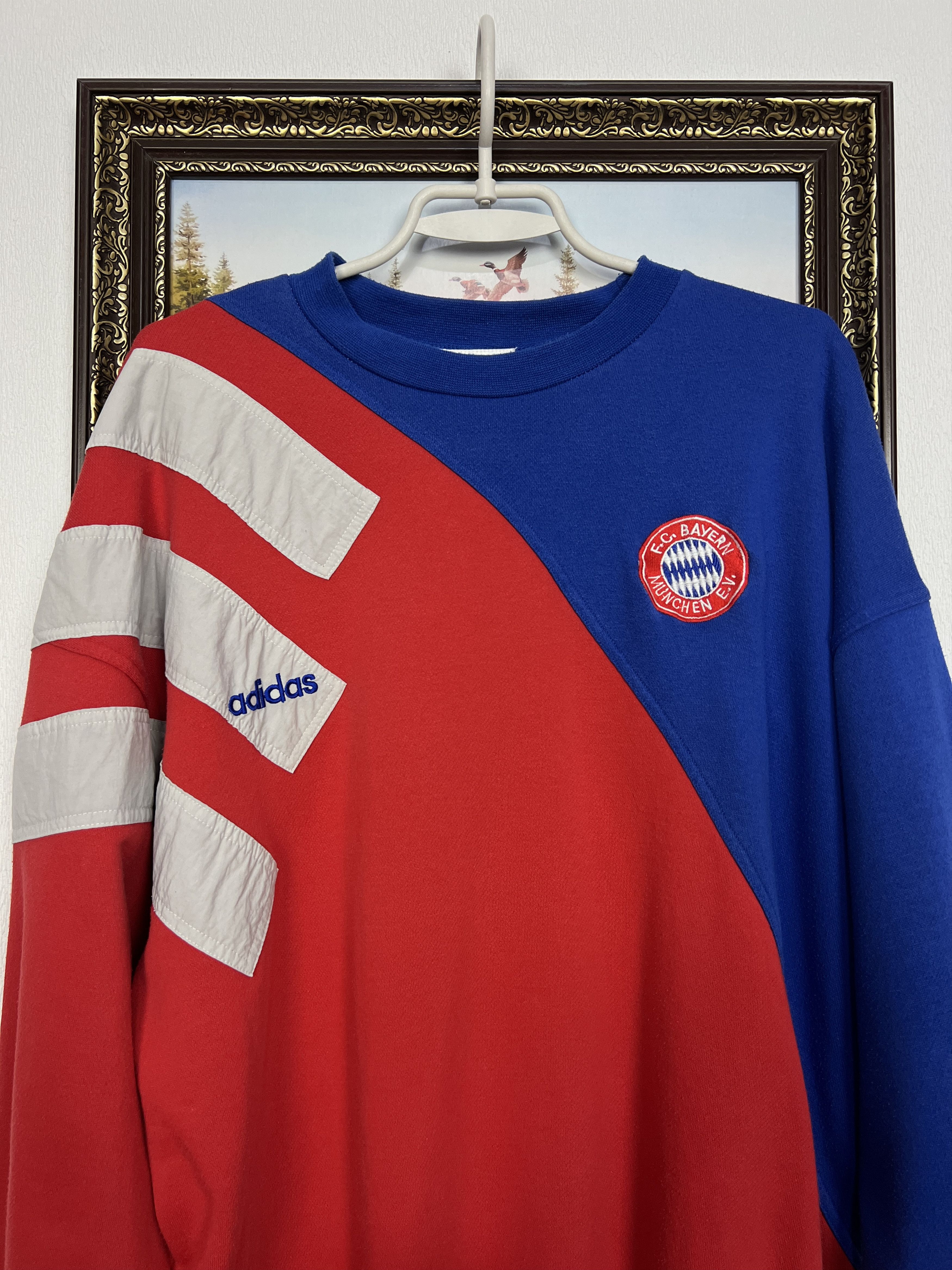 Adidas Bayern Munich Football Sweatshirt Soccer Track Top Crewneck Size US M / EU 48-50 / 2 - 2 Thumbnail